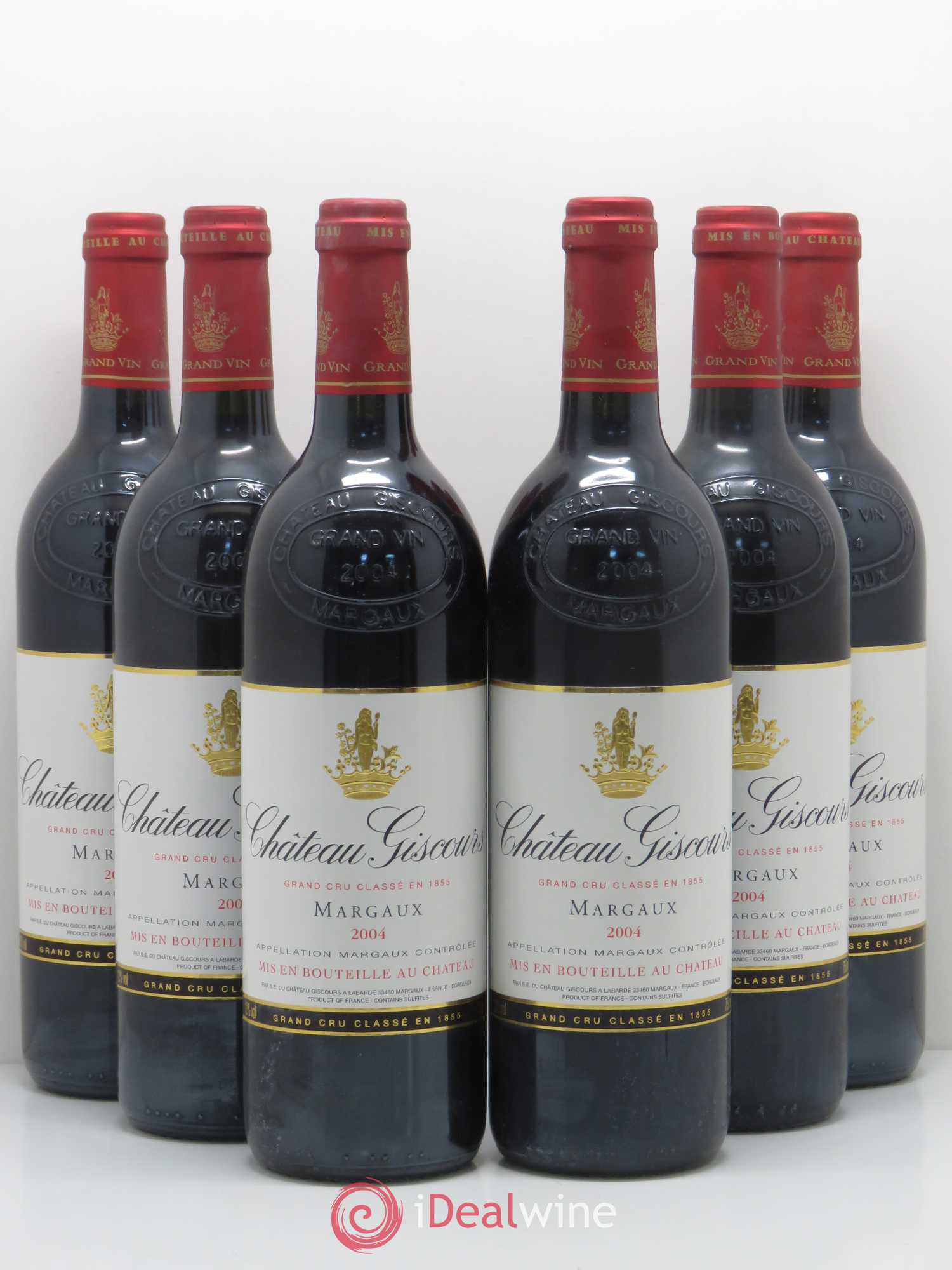 Château Giscours 3ème Grand Cru Classé 2004 - Lot de 6 bouteilles - 0