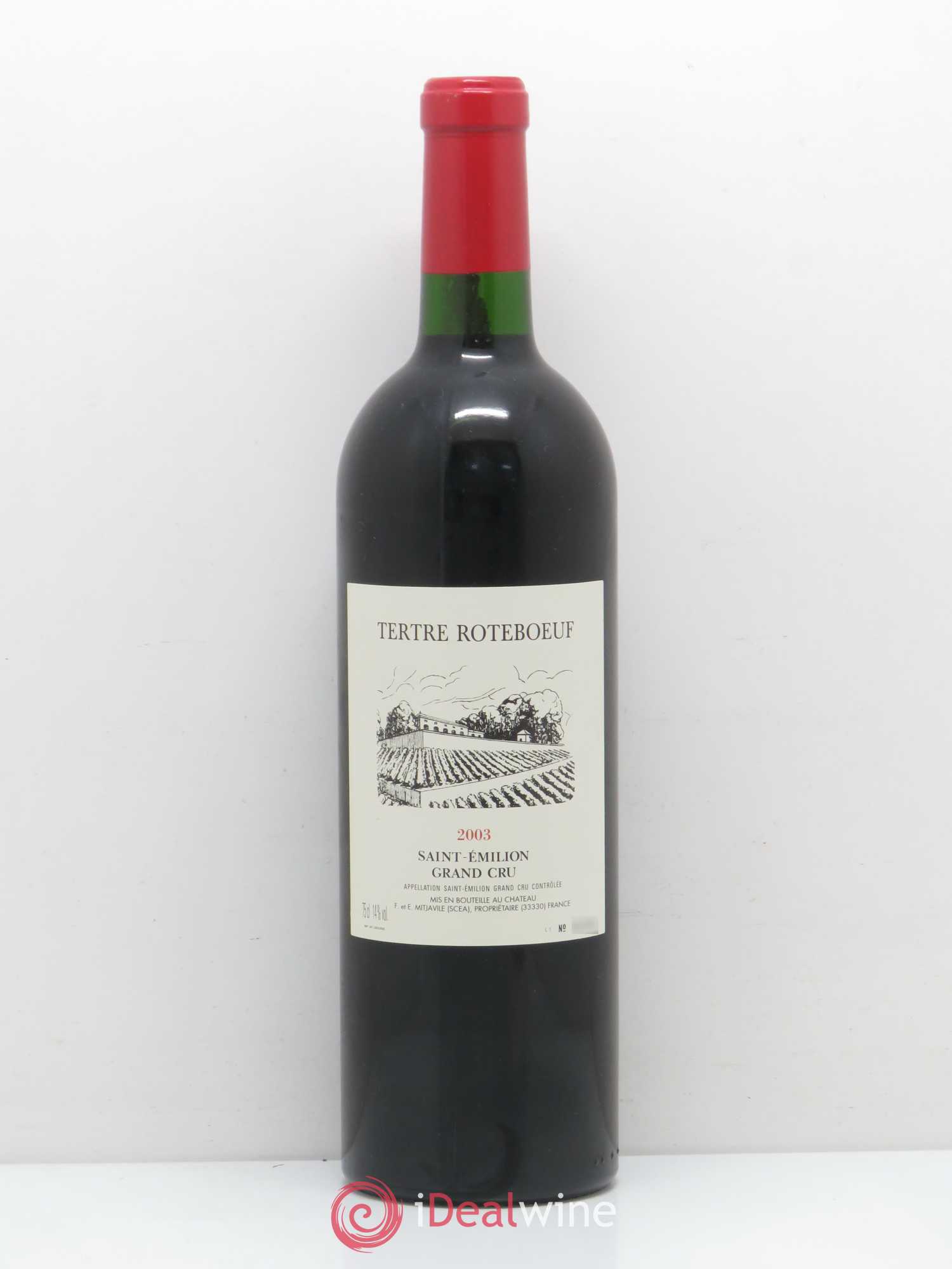 Château Tertre Roteboeuf 2003 - Lot de 1 bouteille - 0