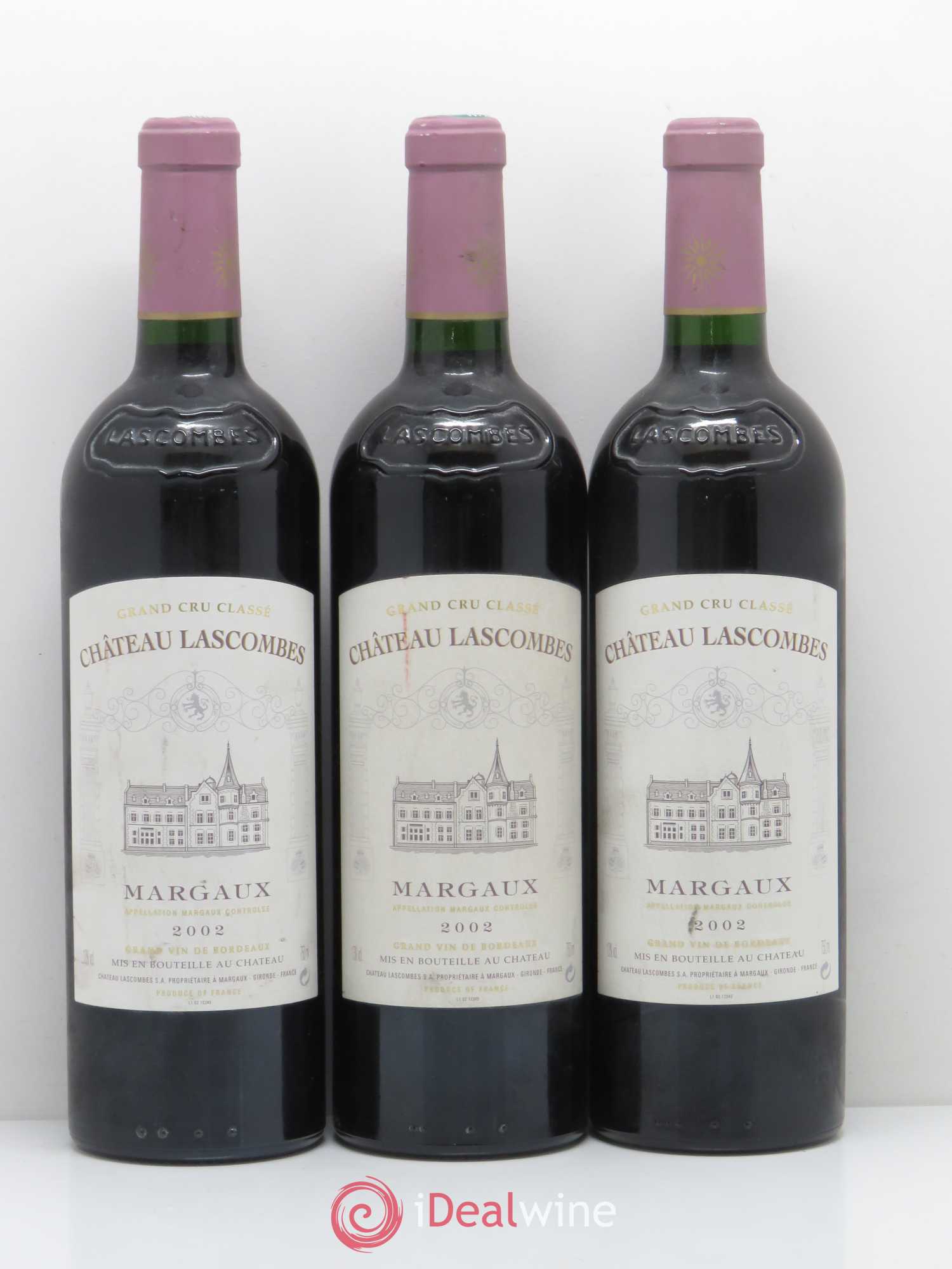 Château Lascombes 2ème Grand Cru Classé 2002 - Lot de 12 bouteilles - 1