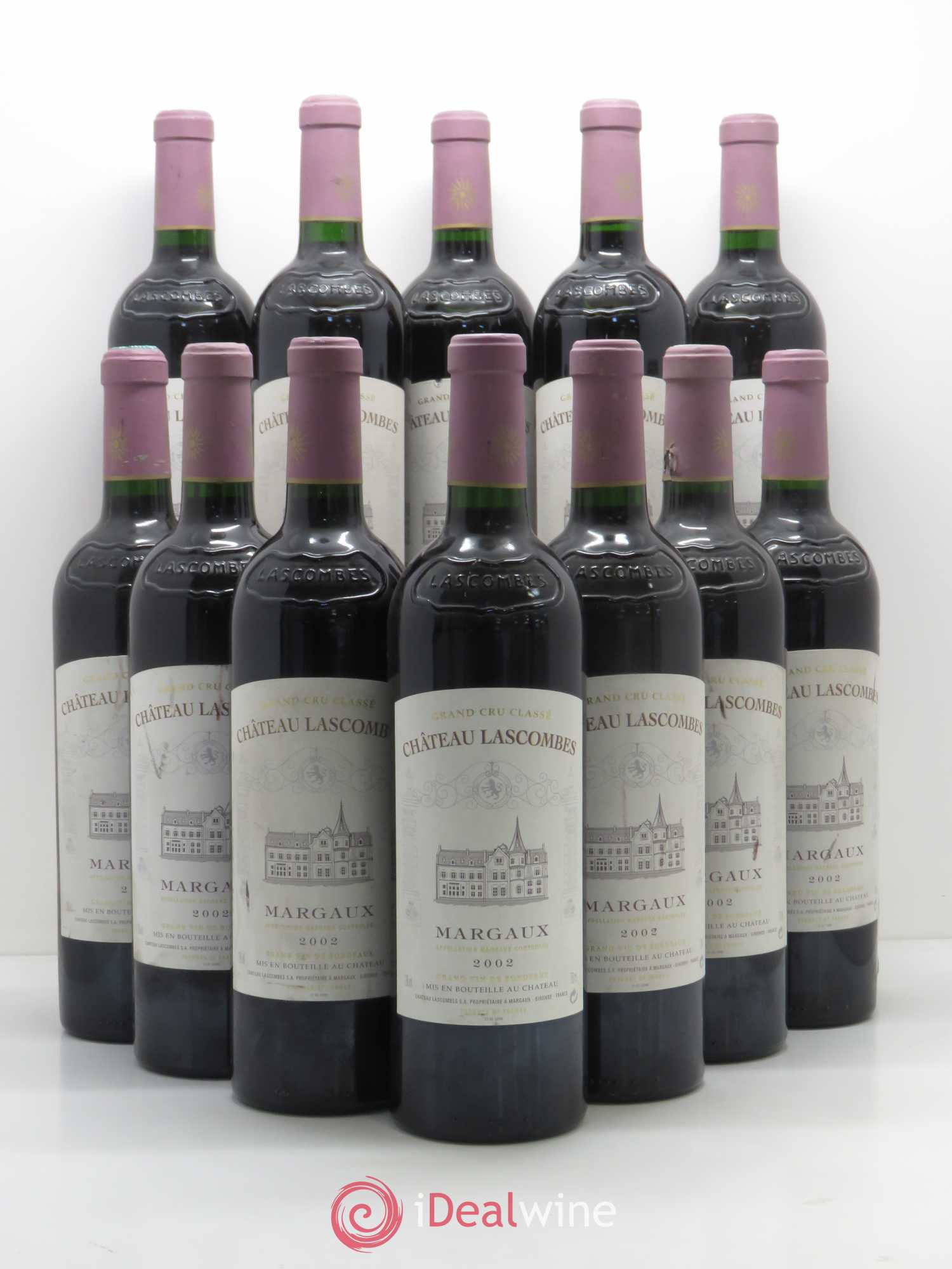Château Lascombes 2ème Grand Cru Classé 2002 - Lot de 12 bouteilles - 0