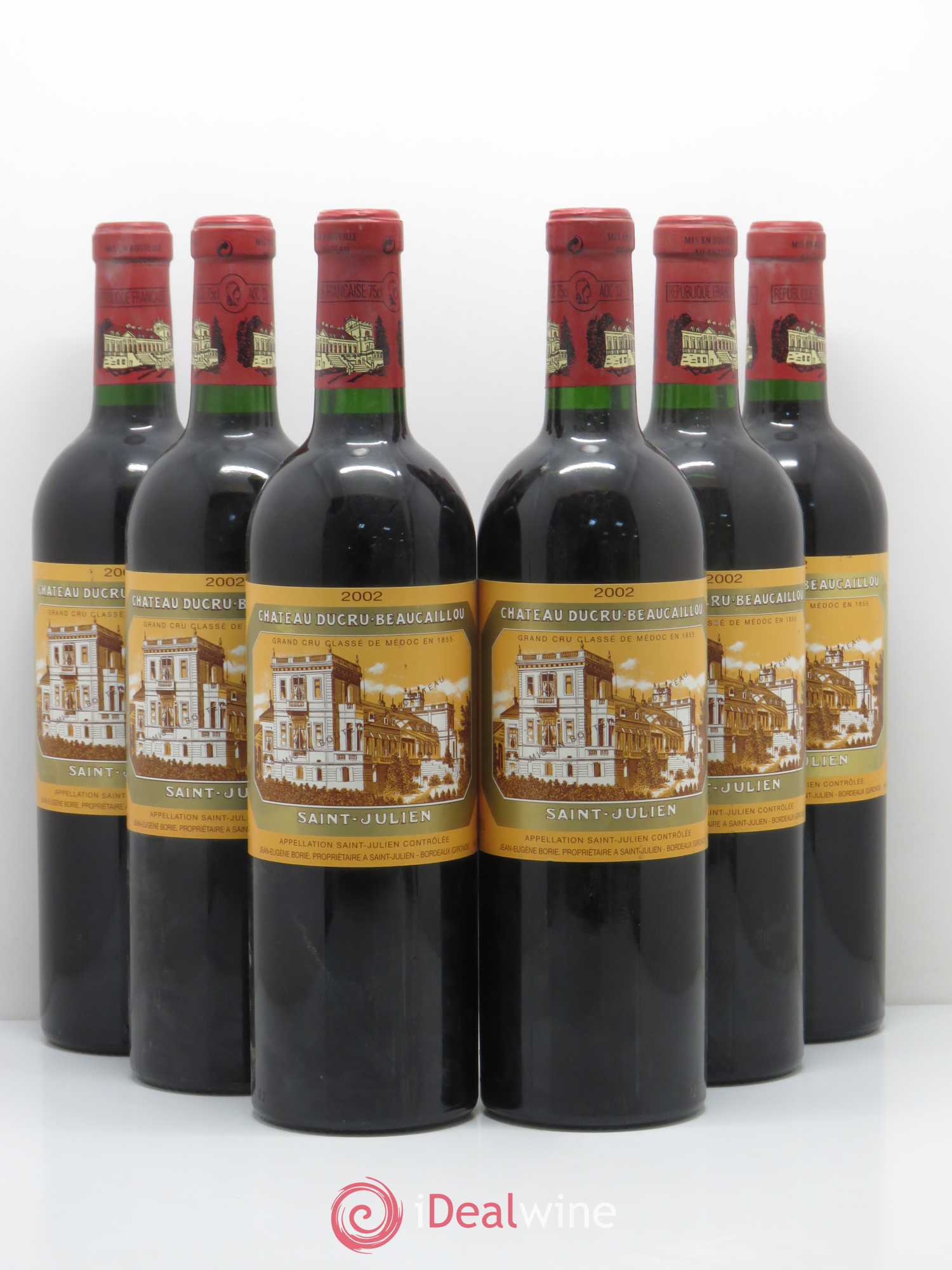 Château Ducru Beaucaillou 2ème Grand Cru Classé 2002 - Lot de 6 bouteilles - 0