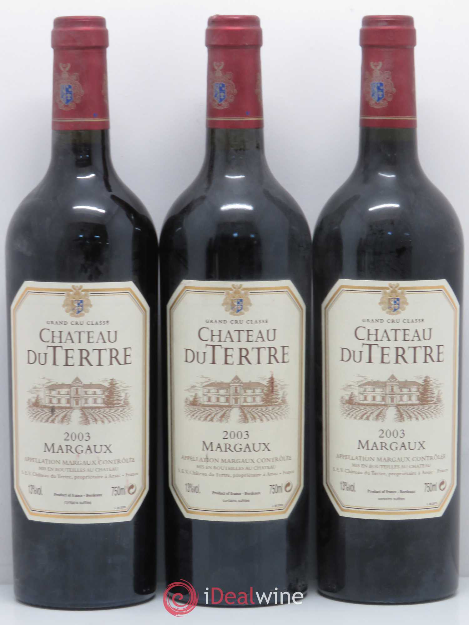 Château du Tertre 5ème Grand Cru Classé 2003 - Lot de 12 bouteilles - 3