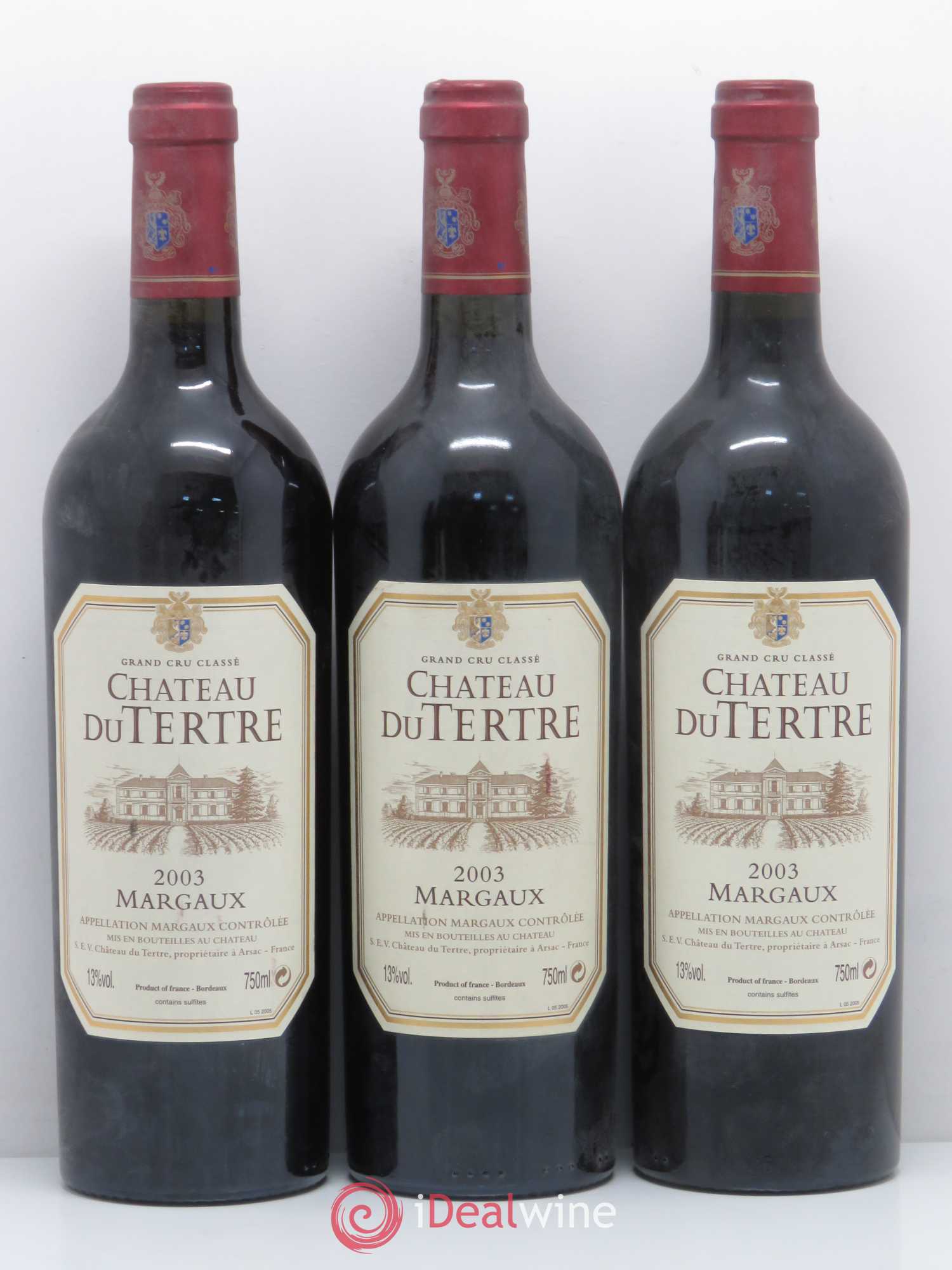 Château du Tertre 5ème Grand Cru Classé 2003 - Lot de 12 bouteilles - 4