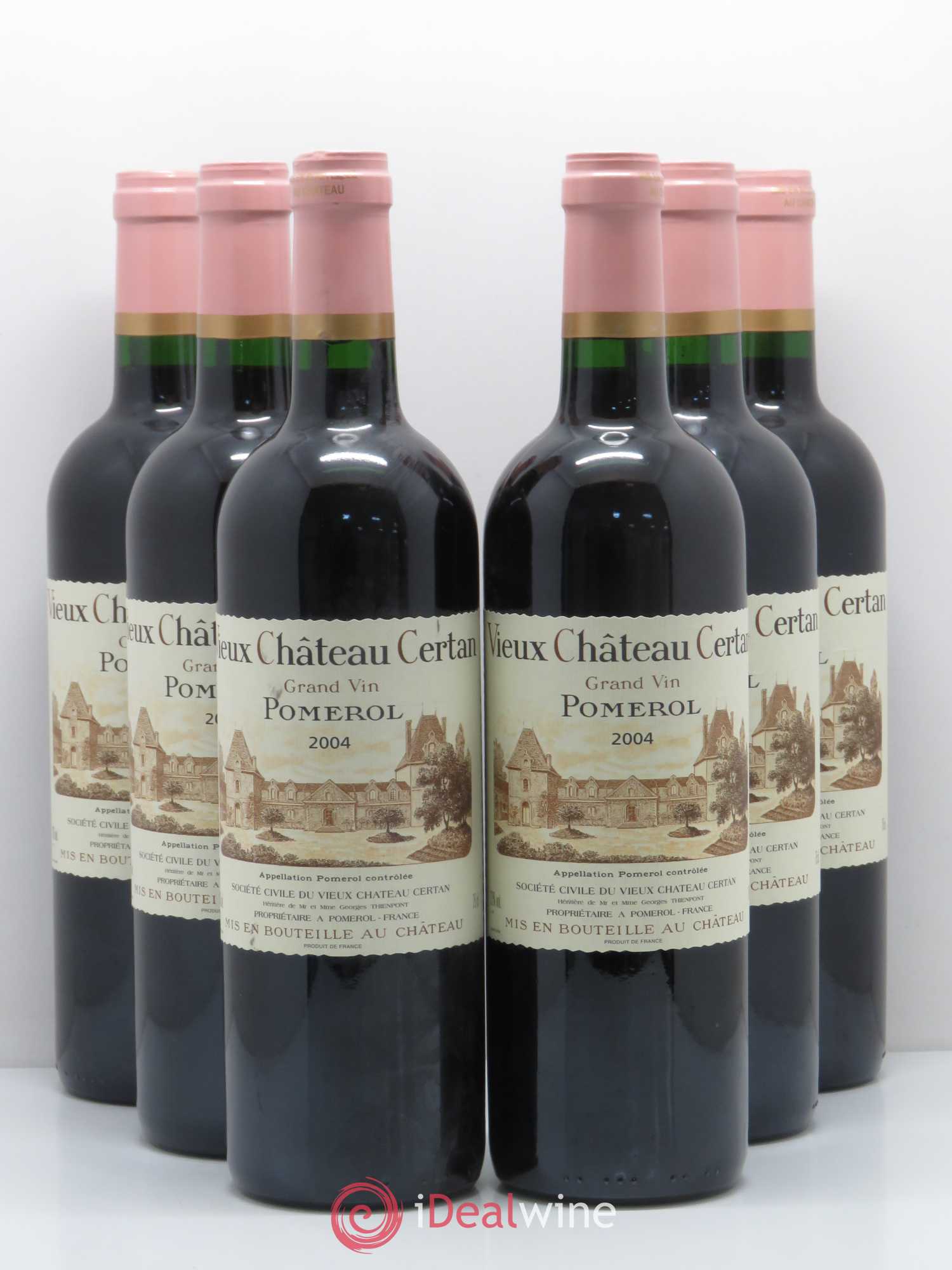 Vieux Château Certan 2004 - Lot de 6 bouteilles - 0