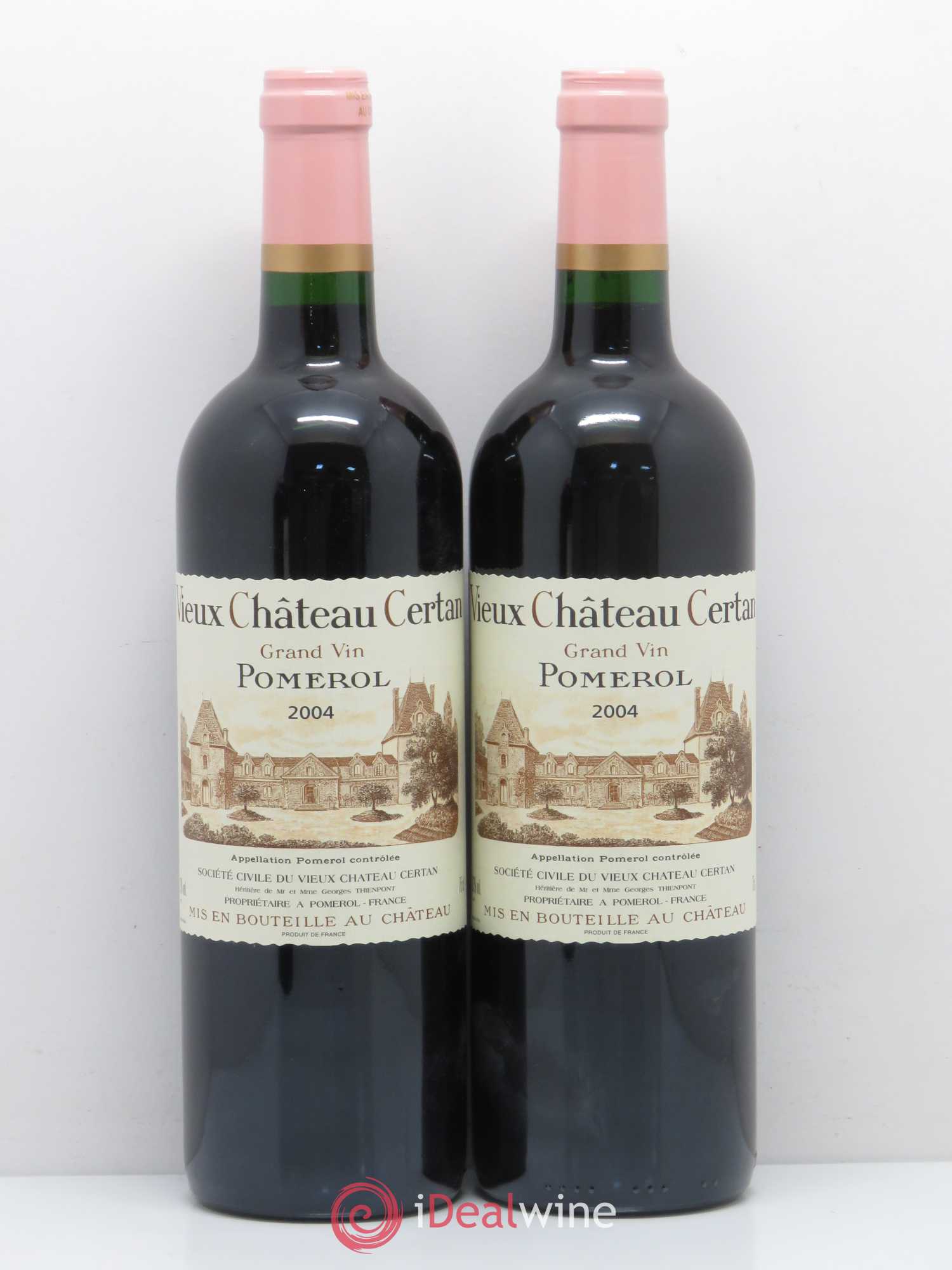 Vieux Château Certan 2004 - Lot de 2 bouteilles - 0