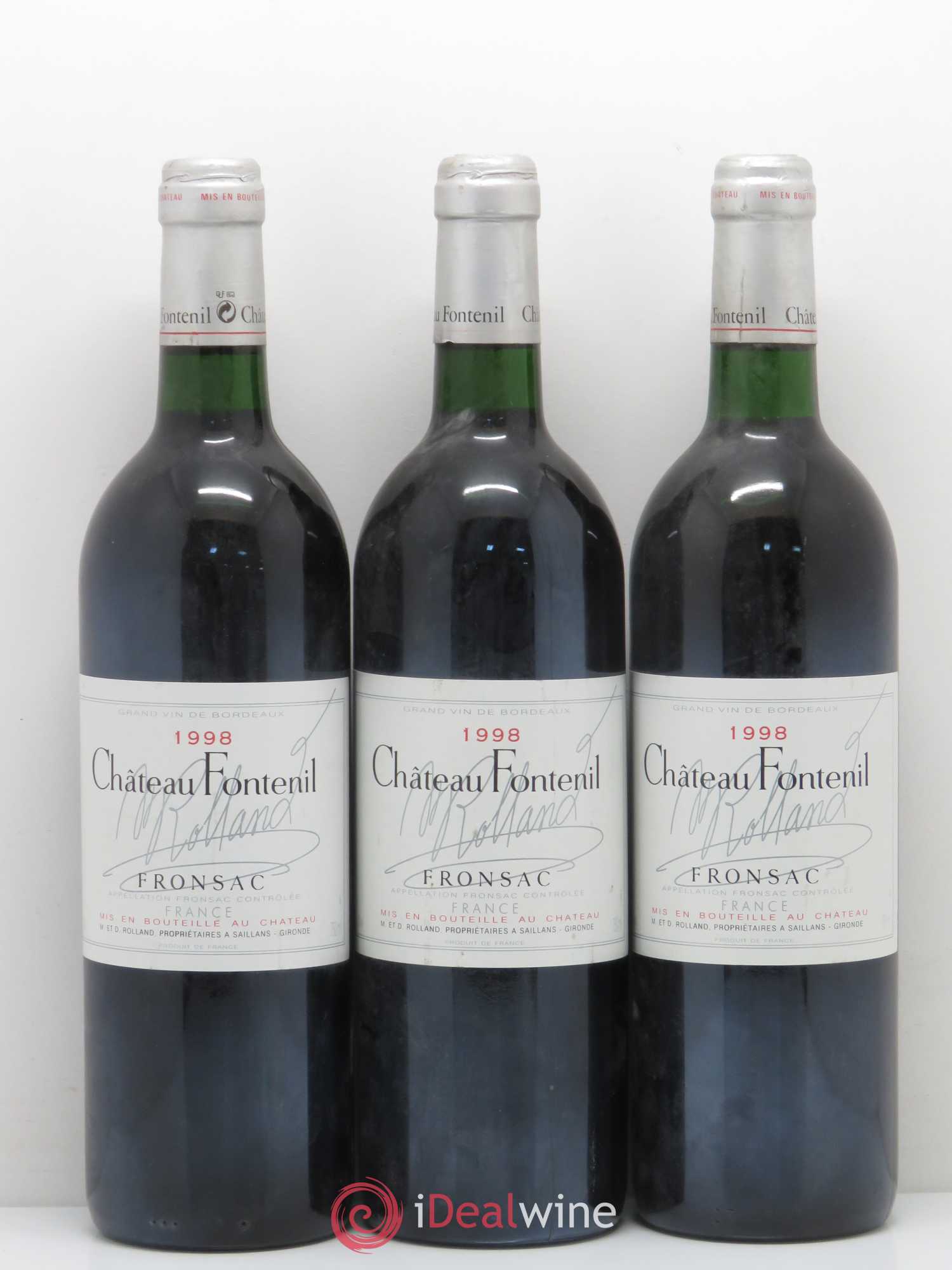 Château Fontenil 1998 - Lot de 12 bouteilles - 2