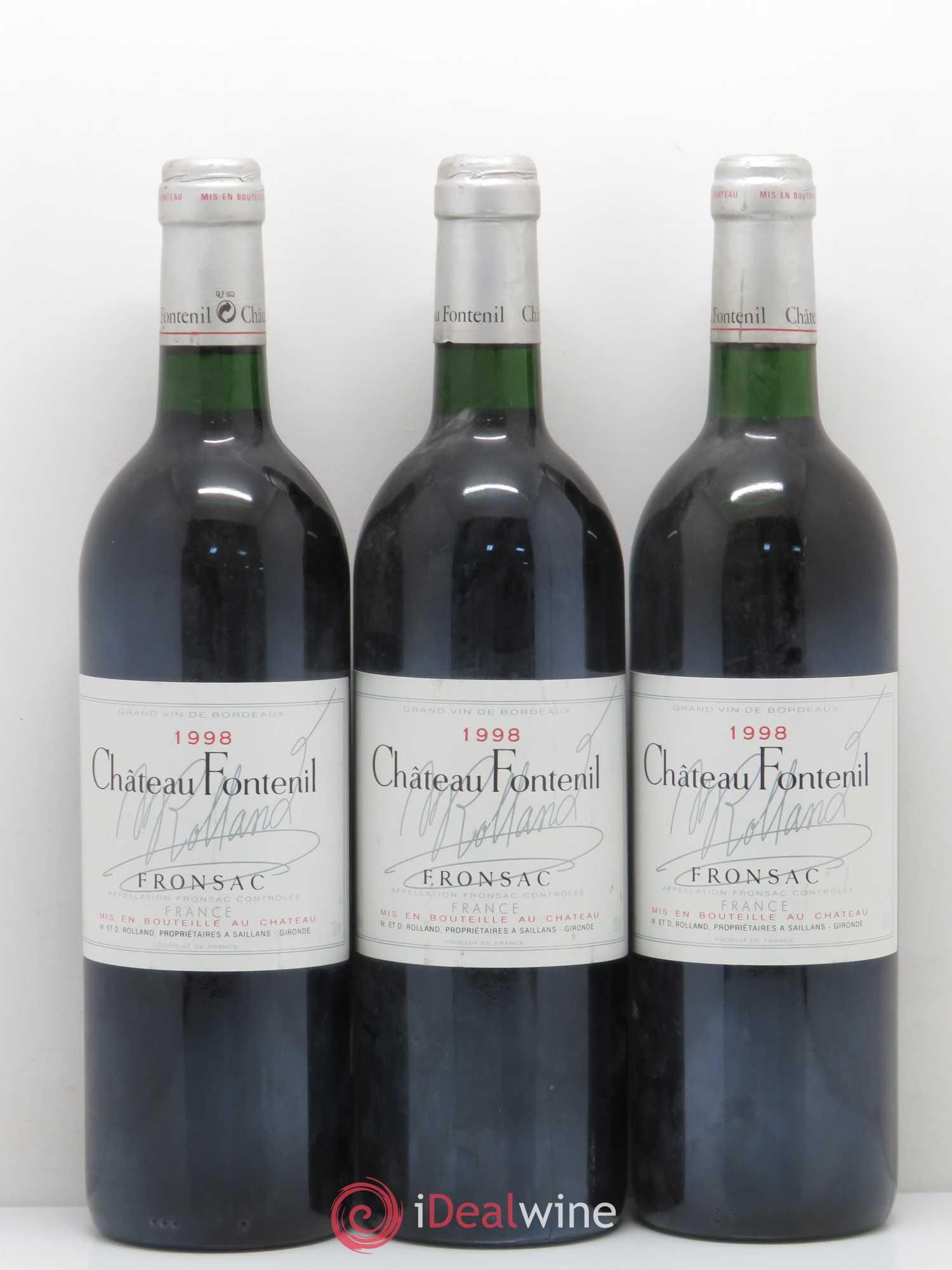 Château Fontenil 1998 - Lot de 12 bouteilles - 3