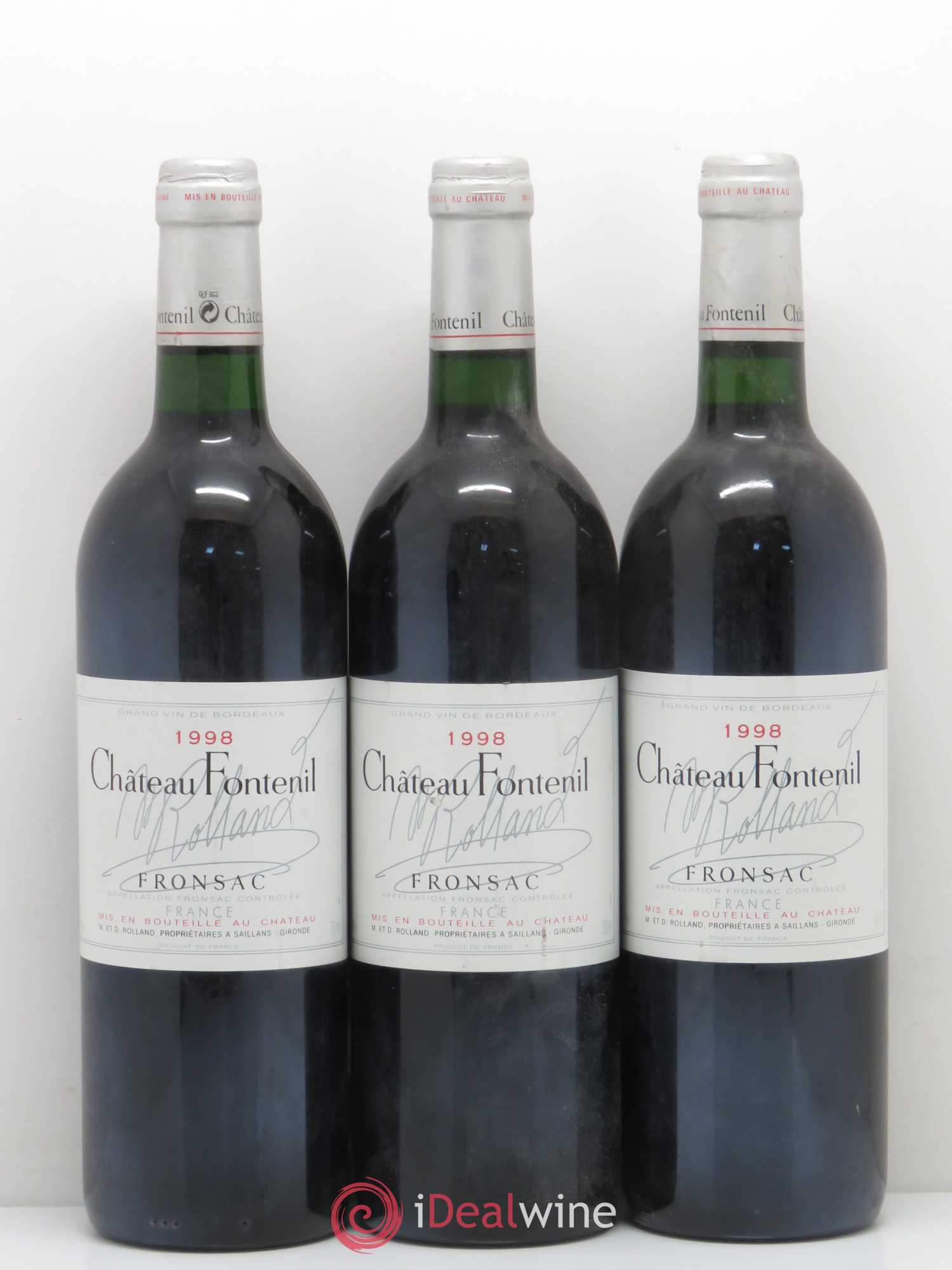Château Fontenil 1998 - Lot de 12 bouteilles - 4