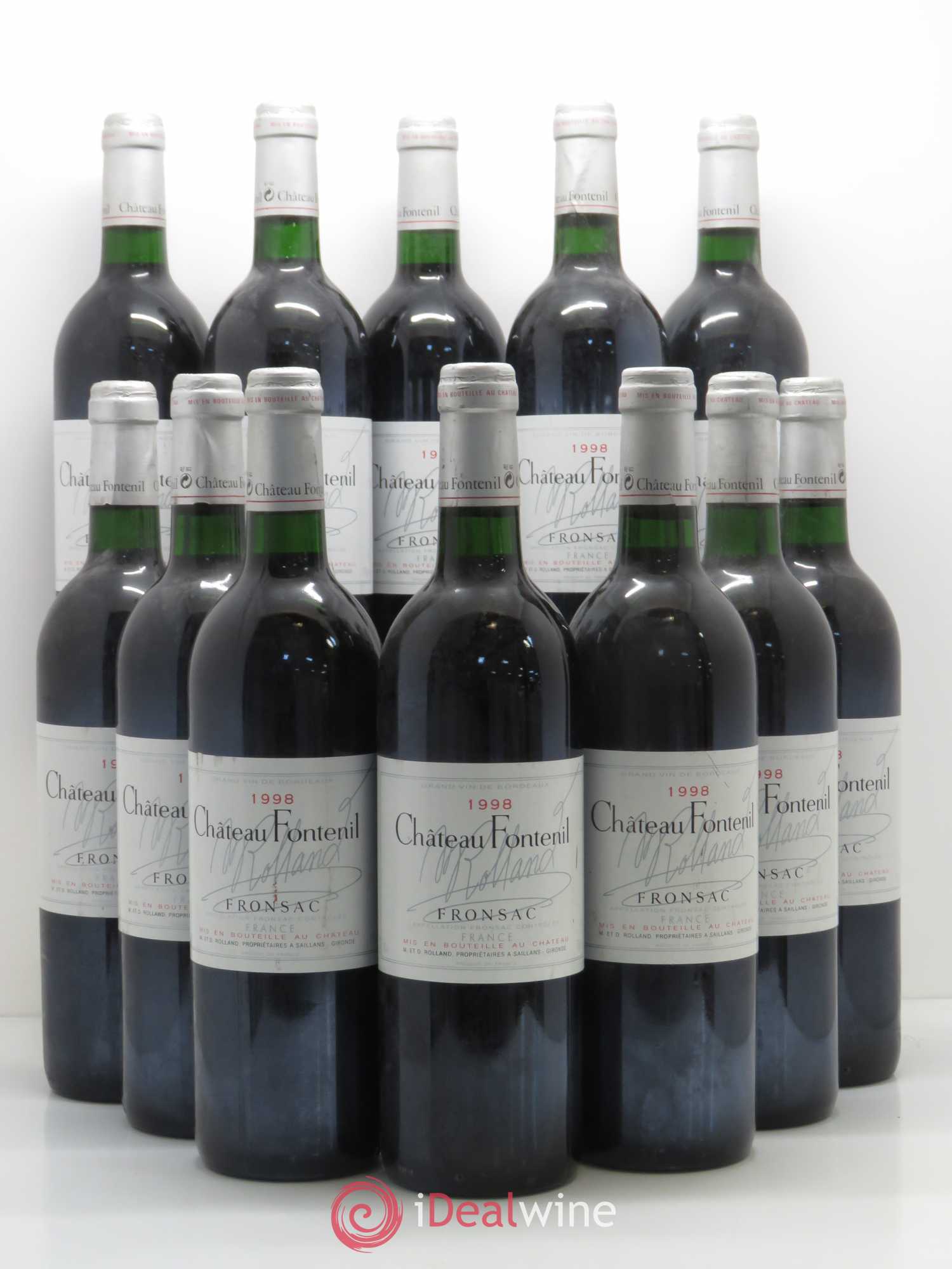 Château Fontenil 1998 - Lot de 12 bouteilles - 0
