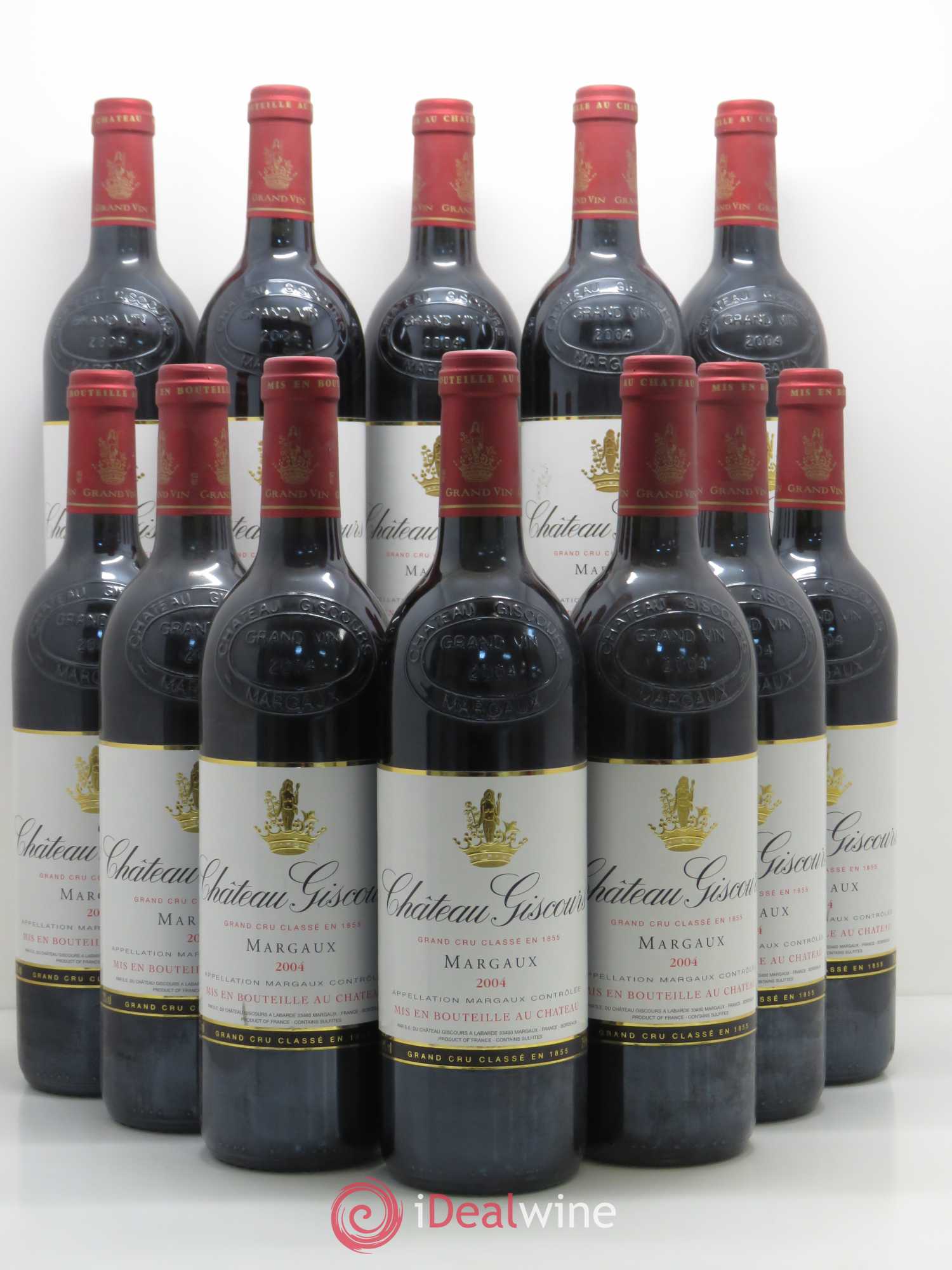 Château Giscours 3ème Grand Cru Classé 2004 - Lot de 12 bouteilles - 0