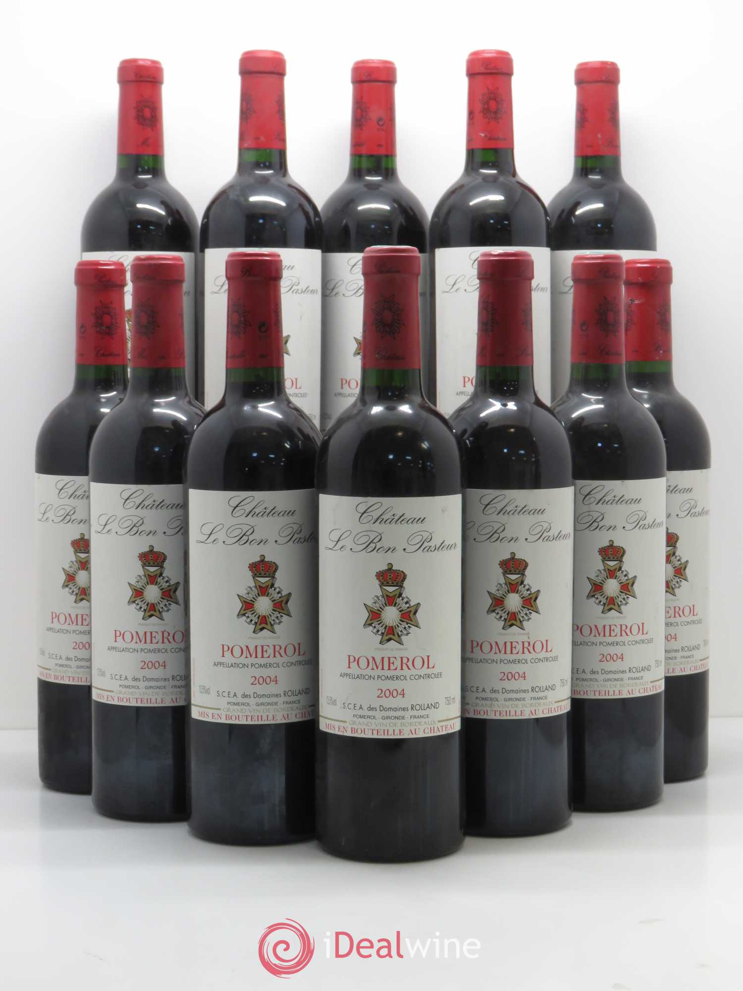 Château le Bon Pasteur 2004 - Lot de 12 bouteilles - 0