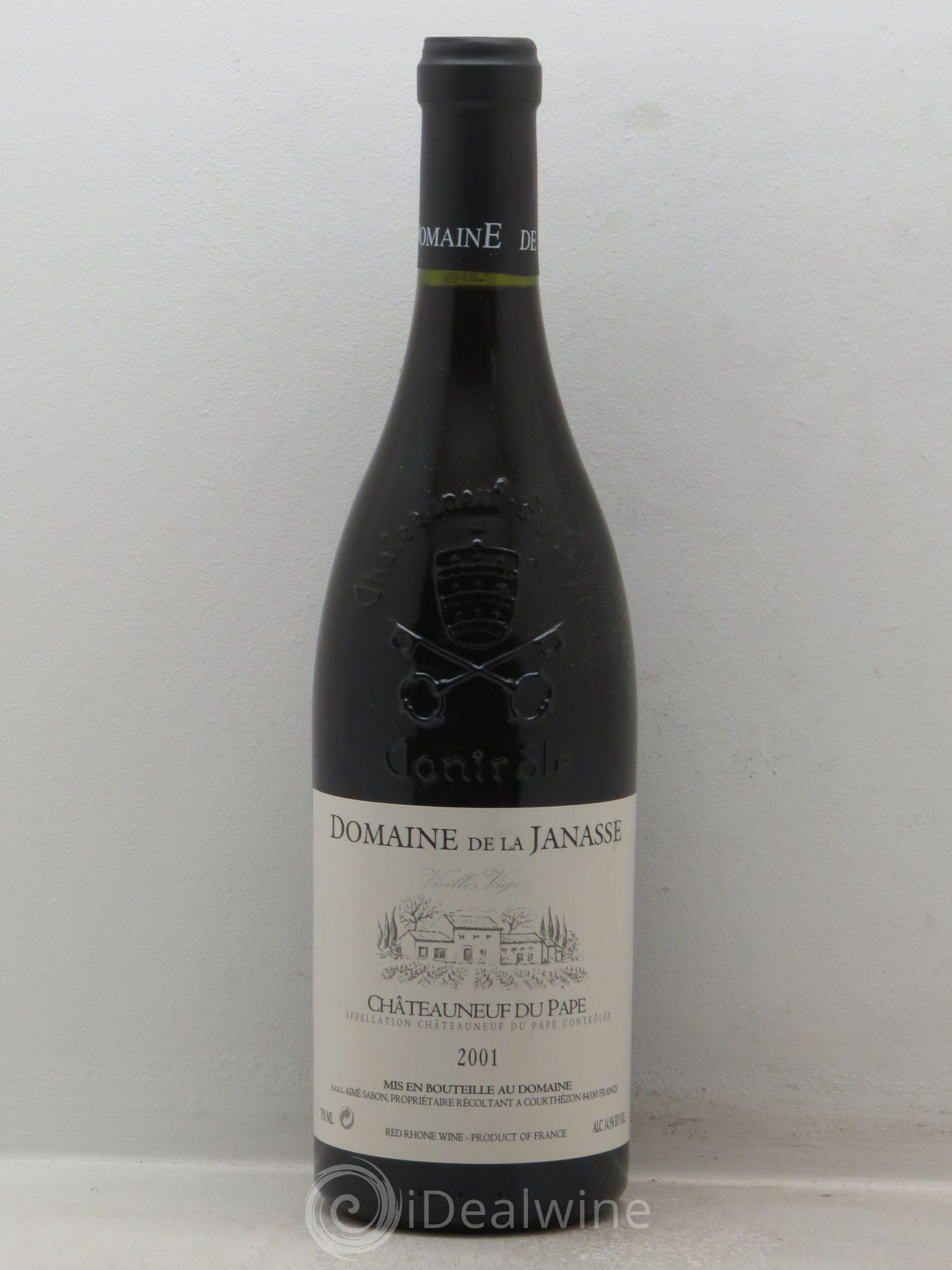 Châteauneuf-du-Pape Cuvée Vieilles Vignes La Janasse (Domaine de) 2001 - Lot de 1 bouteille - 0