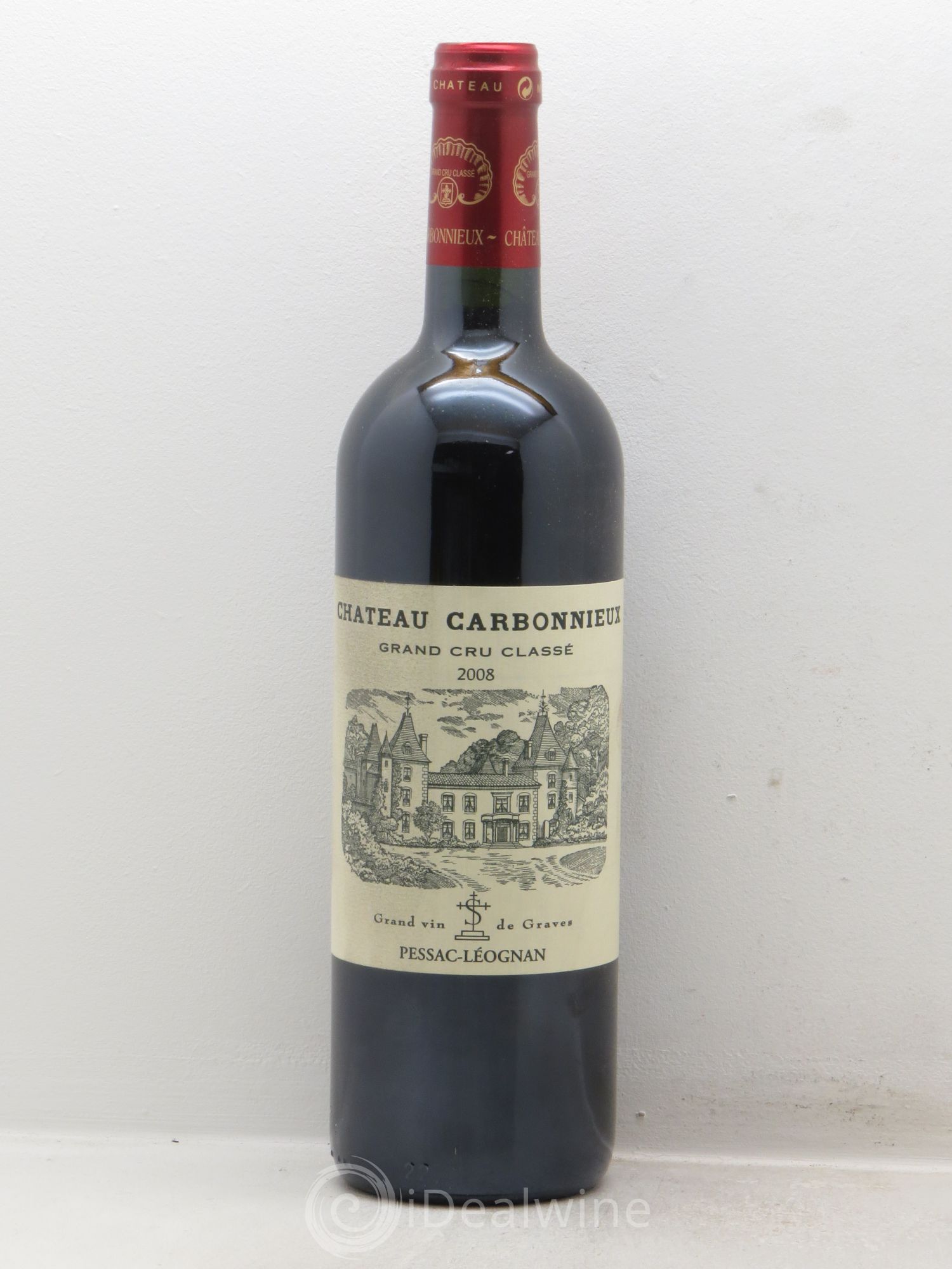Château Carbonnieux Cru Classé de Graves 2008 - Lot de 1 bouteille - 0