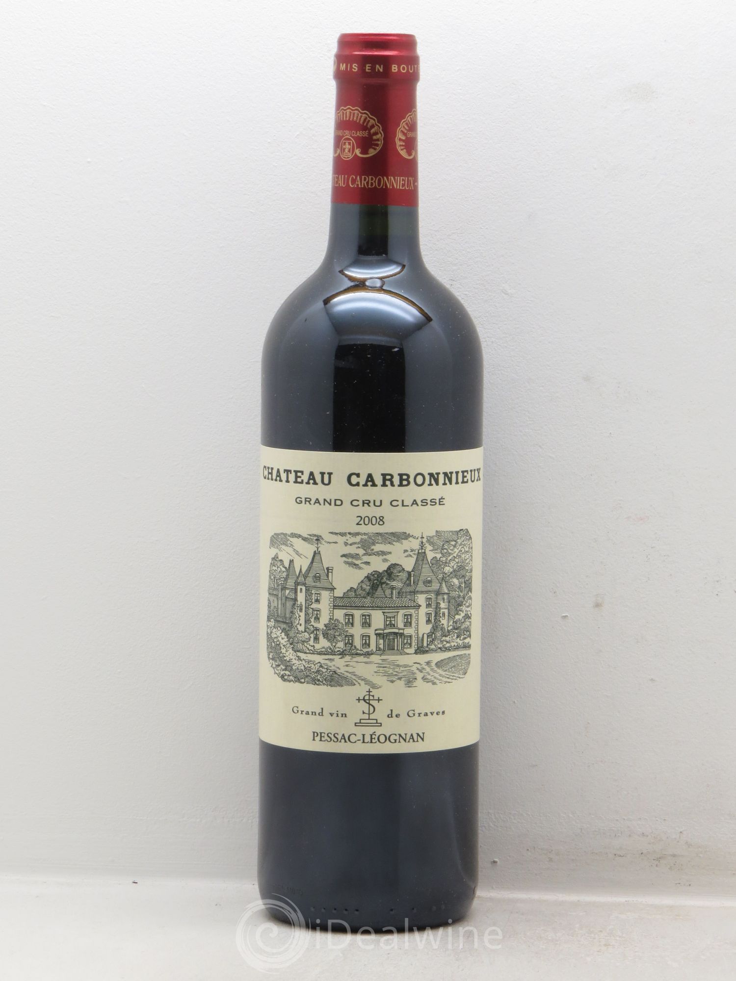 Château Carbonnieux Cru Classé de Graves 2008 - Lot de 1 bouteille - 0
