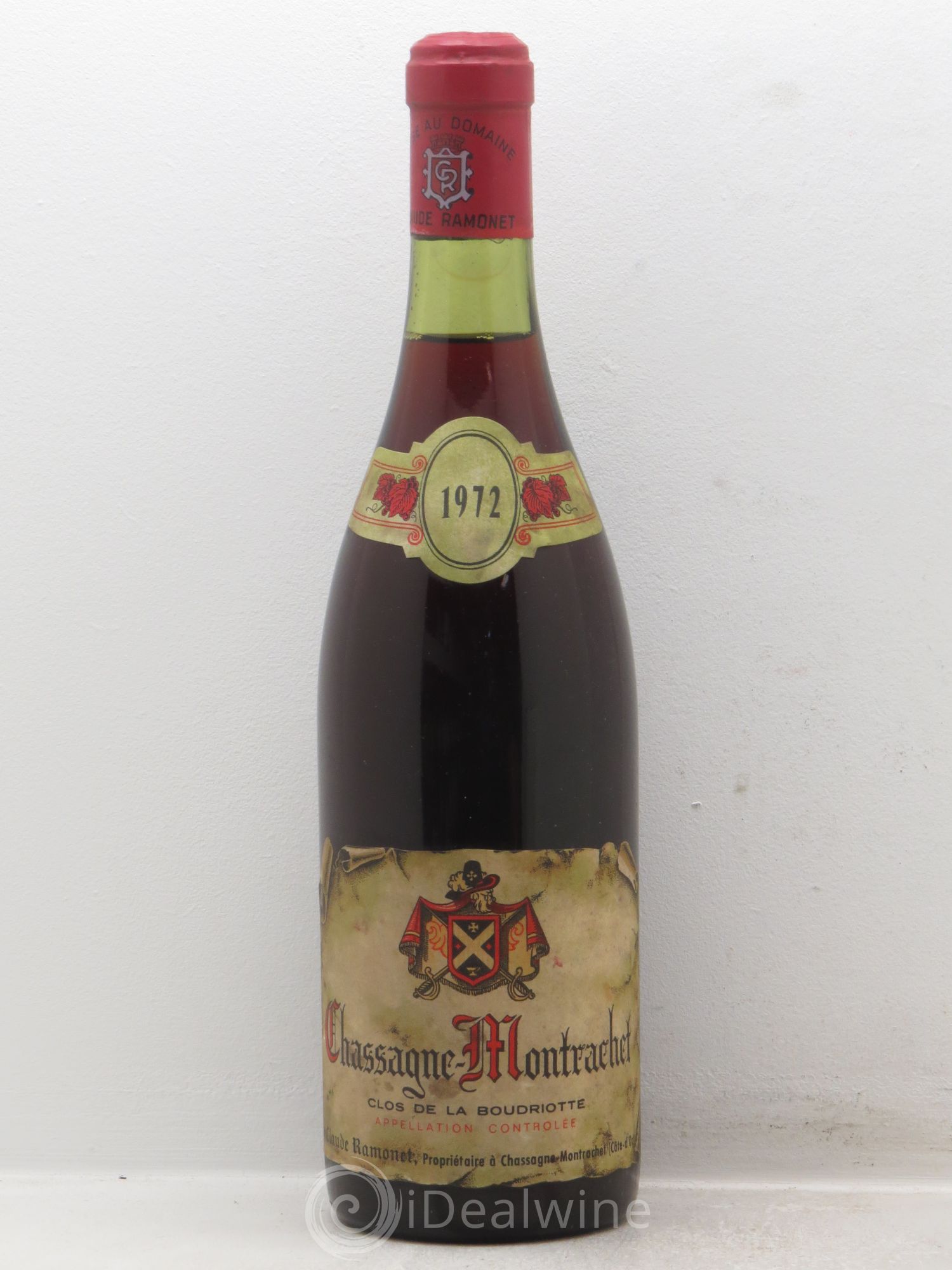 Chassagne-Montrachet 1er Cru Claude Ramonet 1972 - Lot de 1 bouteille - 0
