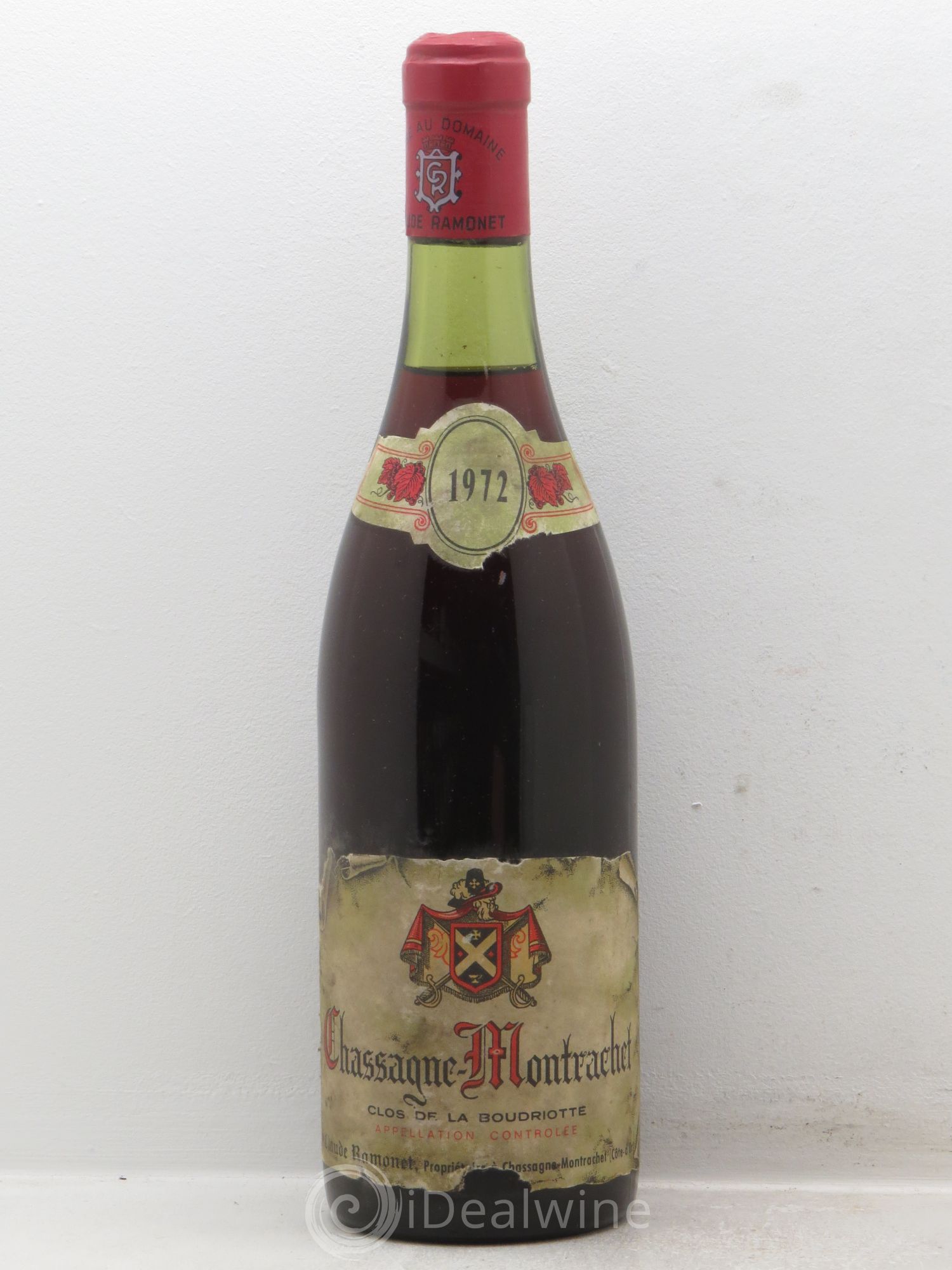 Chassagne-Montrachet 1er Cru Claude Ramonet 1972 - Lot de 1 bouteille - 0