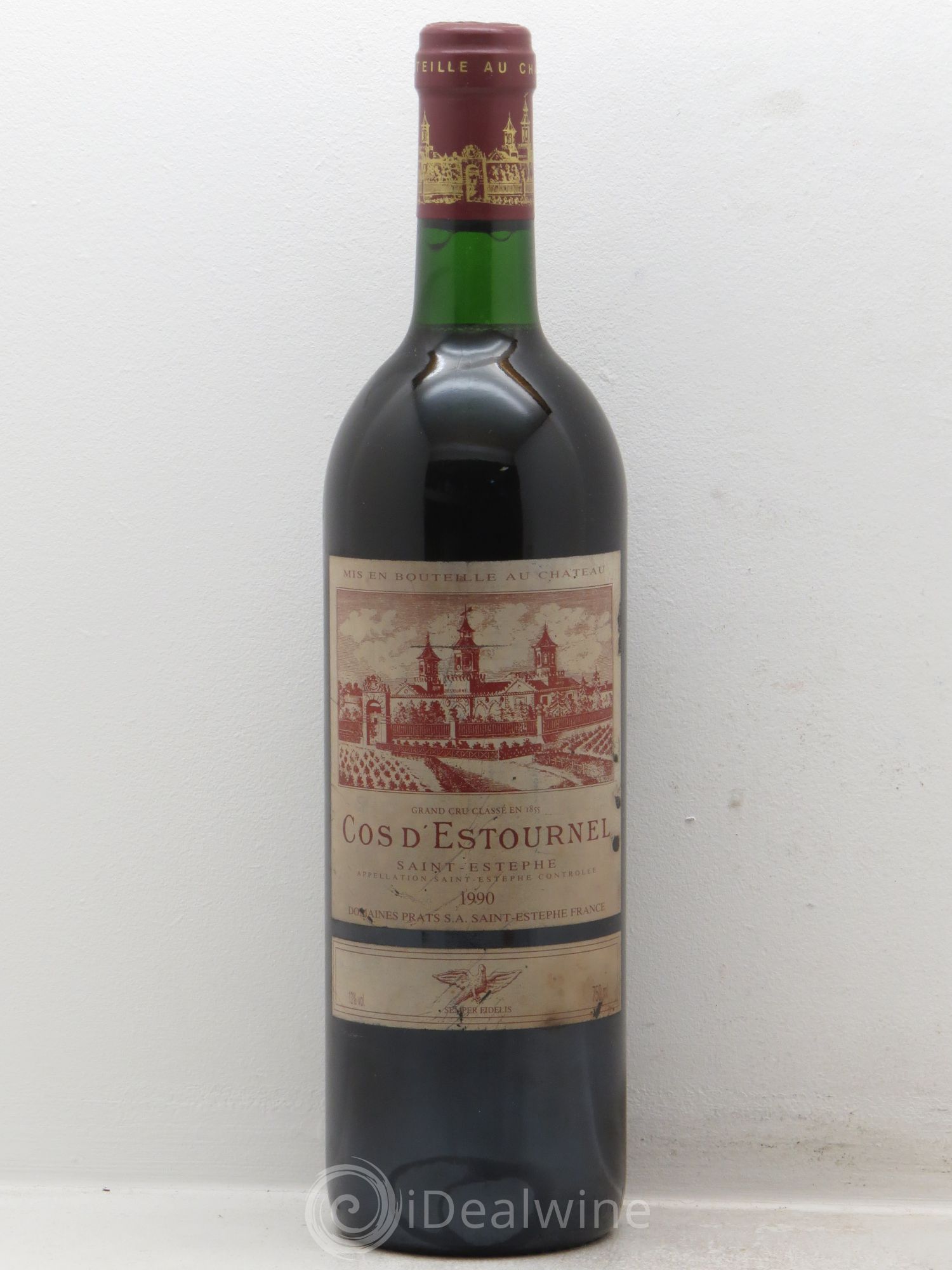 Cos d'Estournel 2ème Grand Cru Classé 1990 - Lot de 1 bouteille - 0