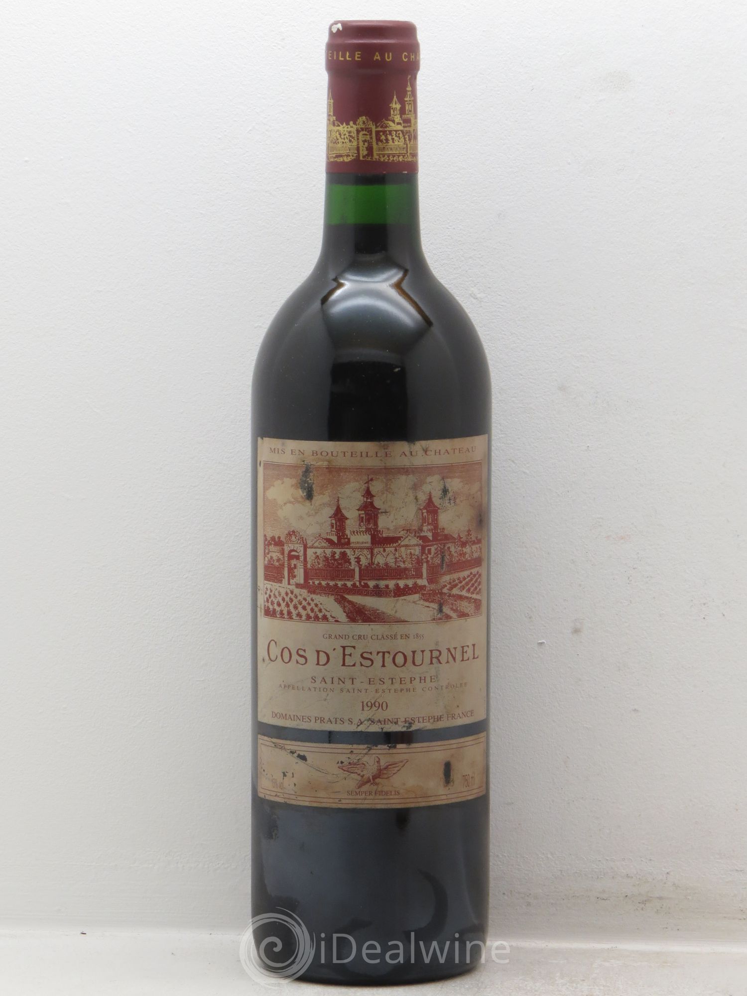 Cos d'Estournel 2ème Grand Cru Classé 1990 - Lot de 1 bouteille - 0