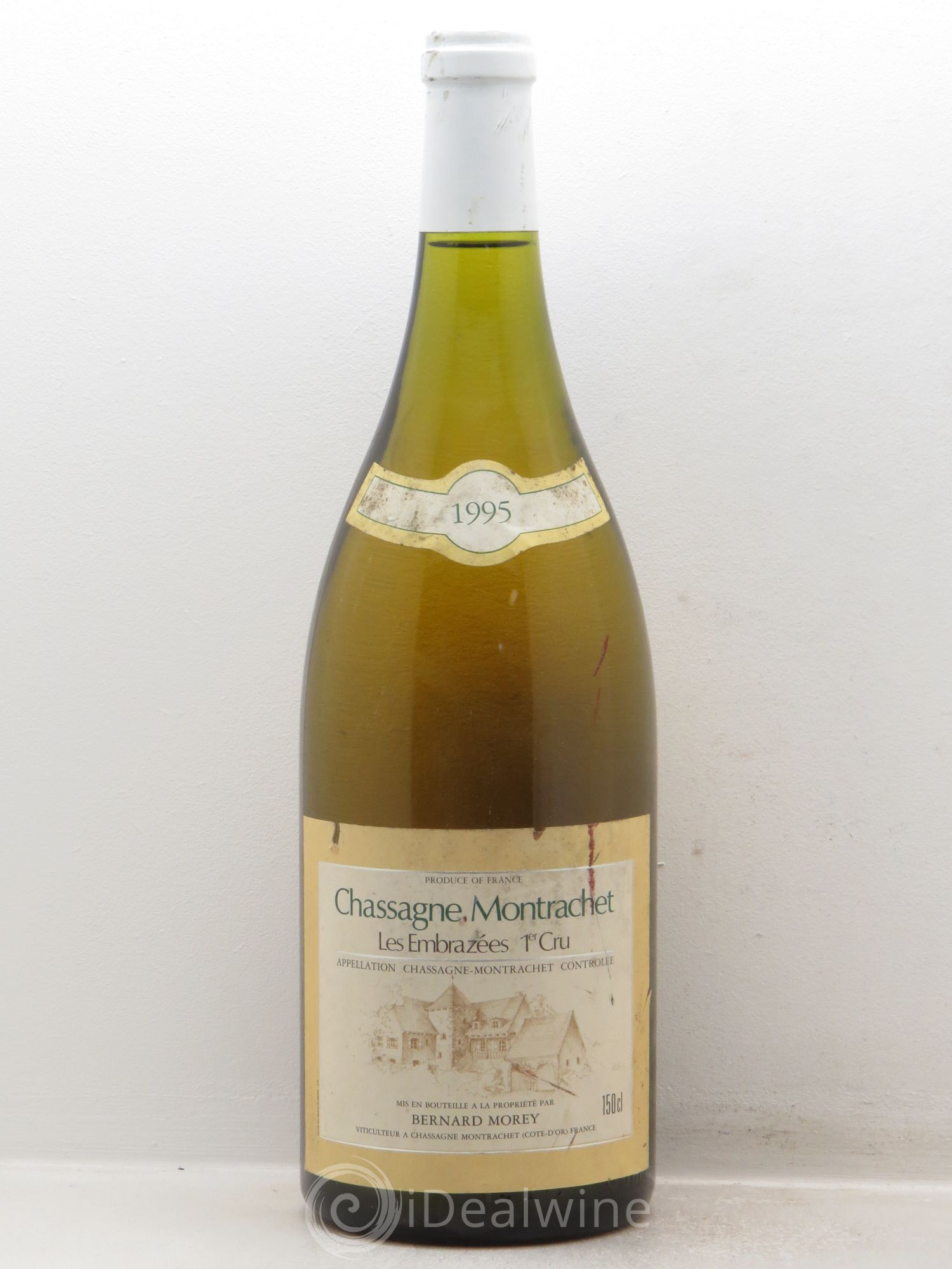 Chassagne-Montrachet 1er Cru Les Embrazées Bernard Morey et Fils (Domaine) 1995 - Lot de 1 magnum - 0