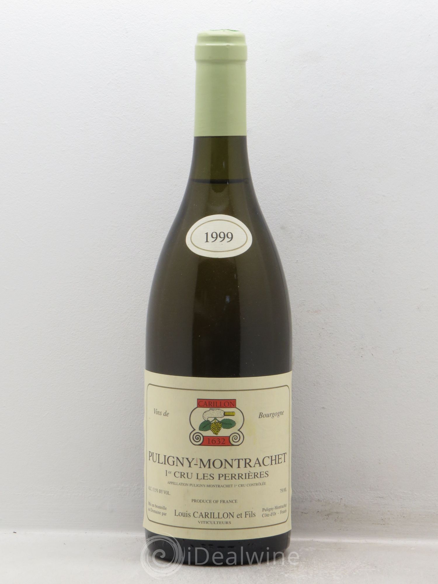 Puligny-Montrachet 1er Cru Les Perrières Louis Carillon & Fils 1999 - Lot de 1 bouteille - 0
