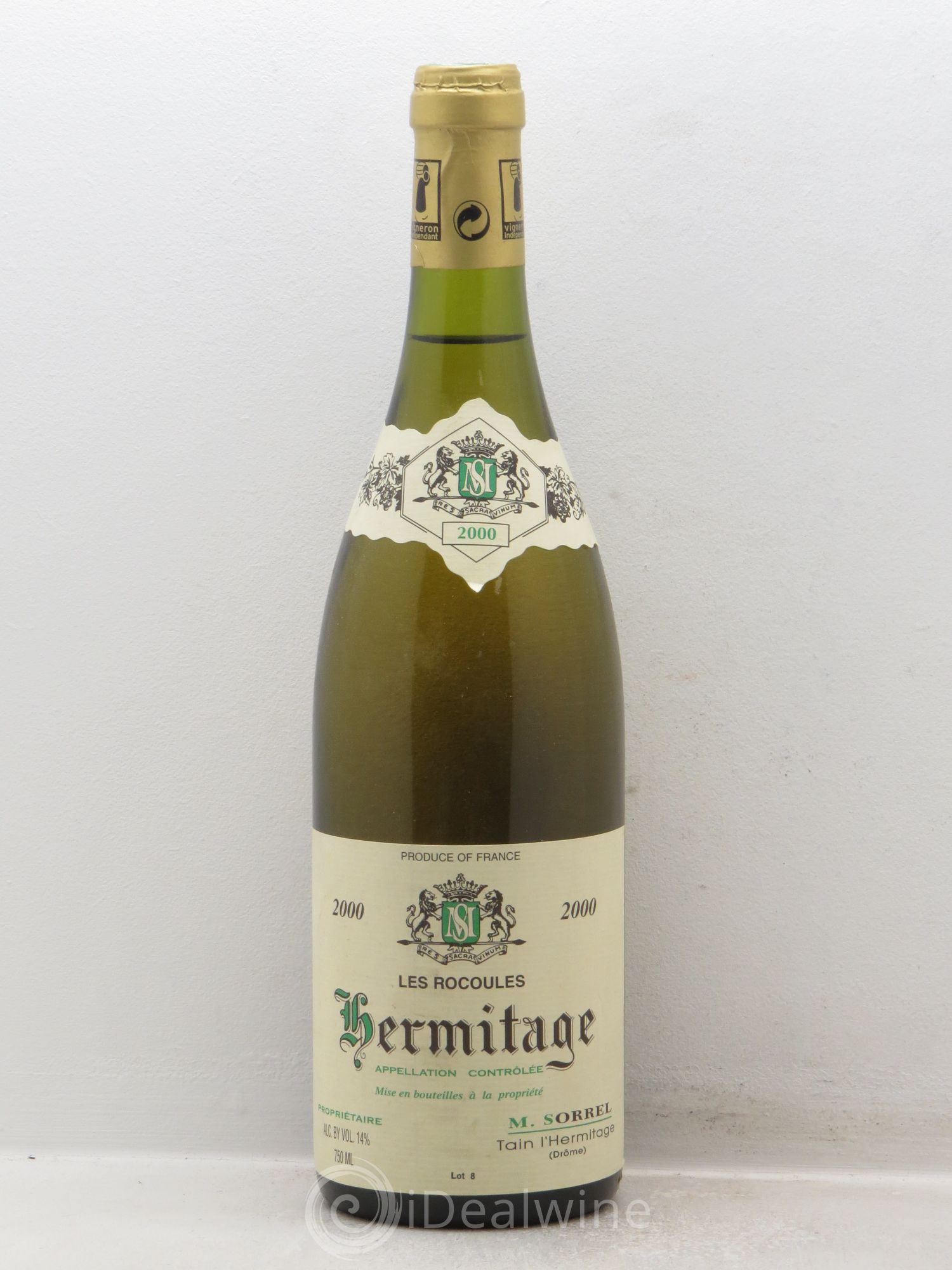Hermitage Les Rocoules Marc Sorrel 2000 - Lot de 1 bouteille - 0