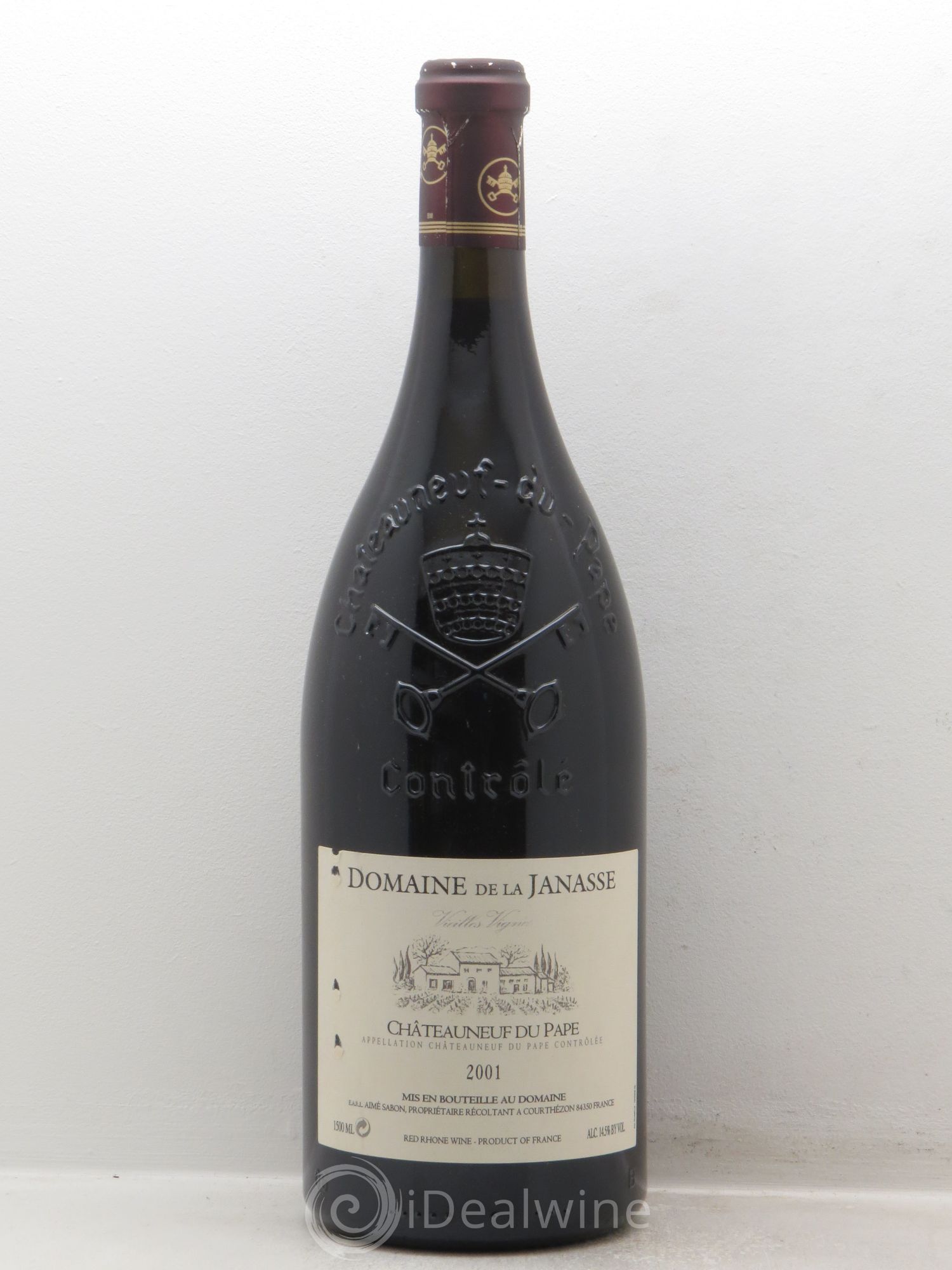 Châteauneuf-du-Pape Cuvée Vieilles Vignes La Janasse (Domaine de) 2001 - Lot de 1 magnum - 0