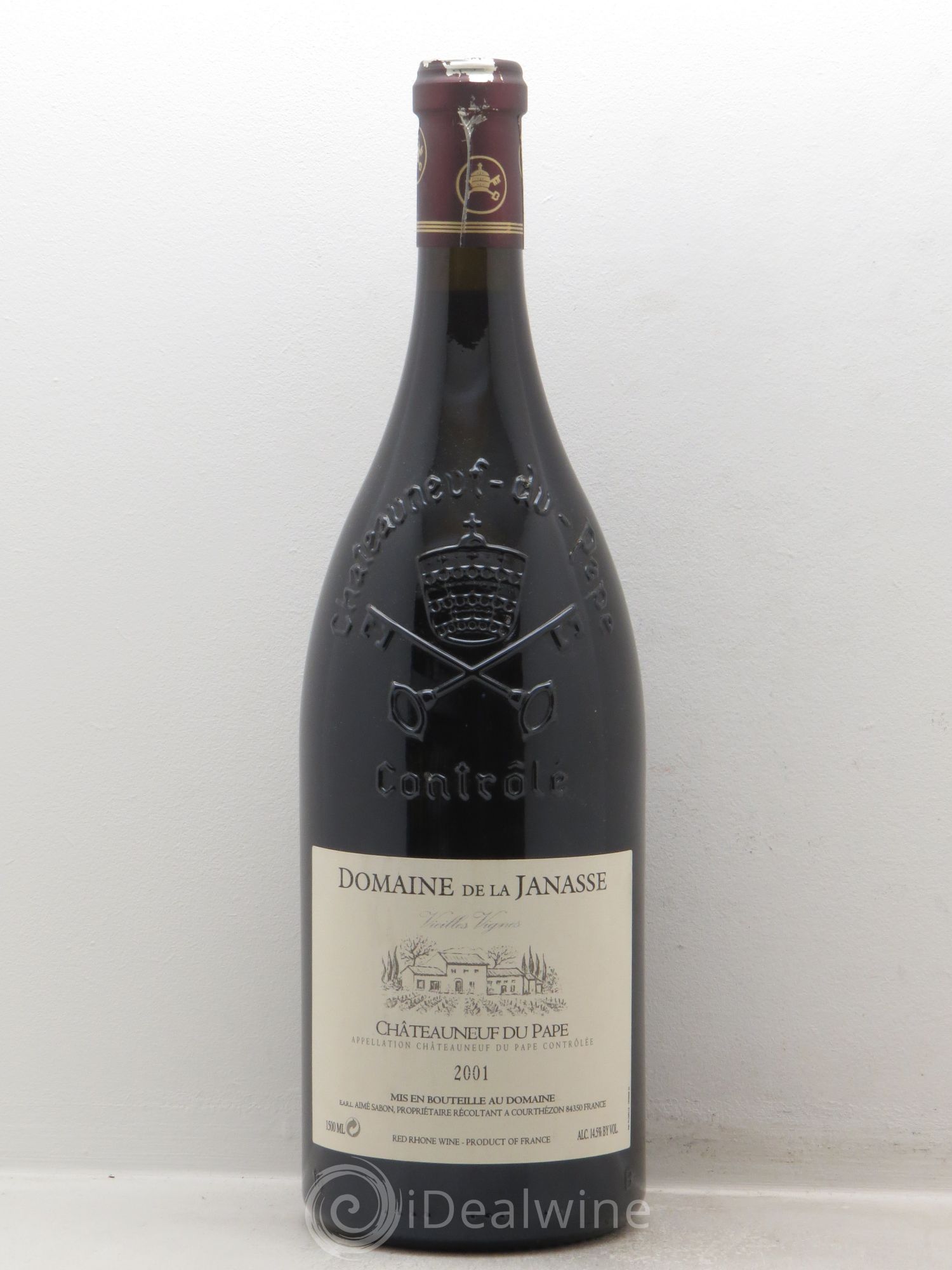 Châteauneuf-du-Pape Cuvée Vieilles Vignes La Janasse (Domaine de) 2001 - Lot de 1 magnum - 0