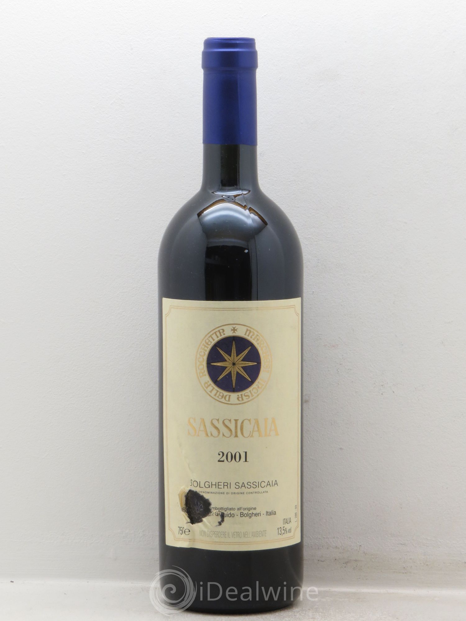 Bolgheri DOC Sassicaia Tenuta San Guido 2001 - Lot de 1 bouteille - 0