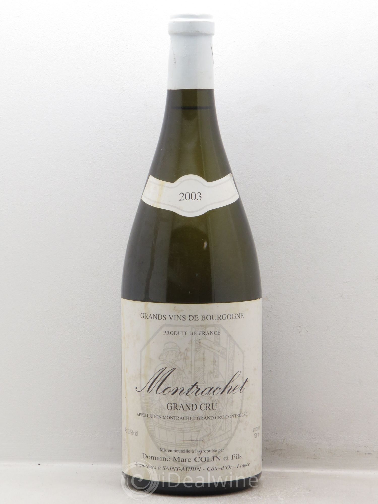 Montrachet Grand Cru Marc Colin & Fils 2003 - Lot de 1 magnum - 0