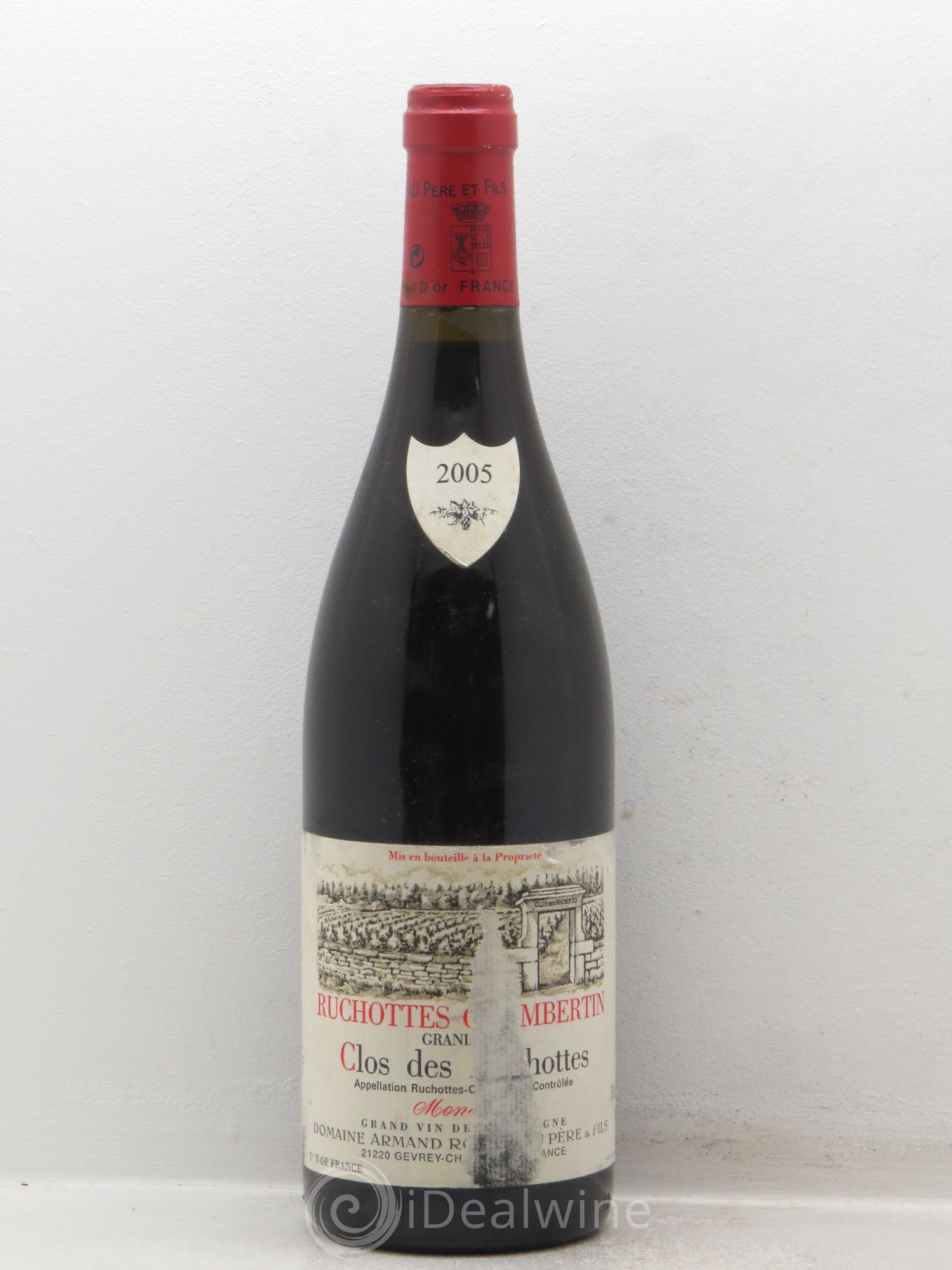 Ruchottes-Chambertin Grand Cru Clos des Ruchottes Armand Rousseau (Domaine) 2005 - Lot de 1 bouteille - 0