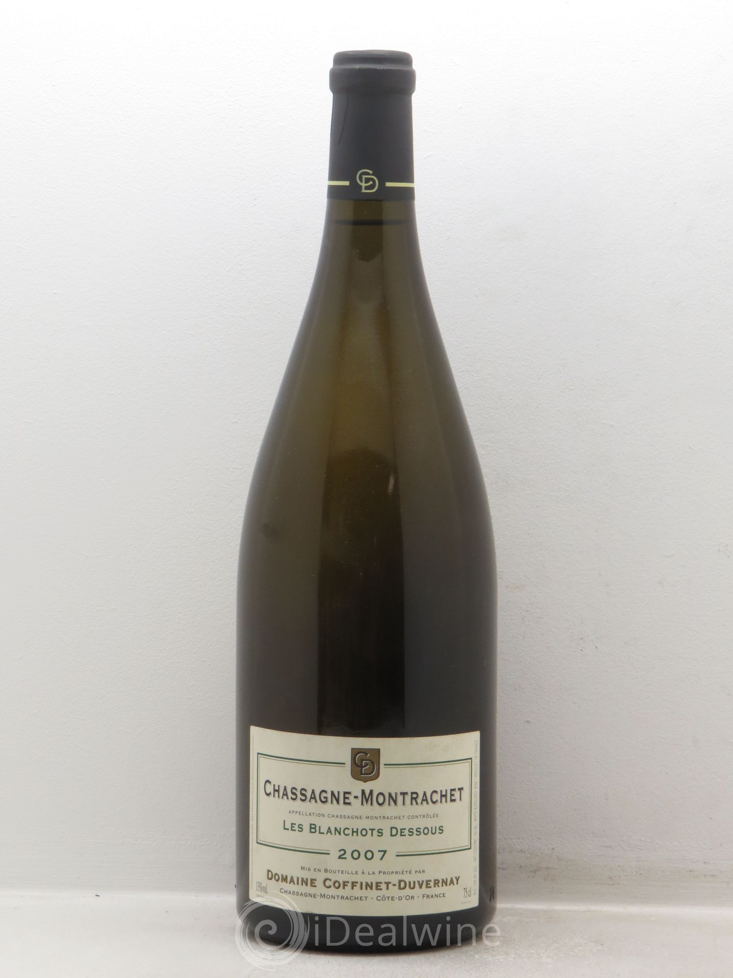 Chassagne-Montrachet 1er Cru Blanchots Dessus - Coffinet Duverney 2007 - Posten von 1 Magnum - 0