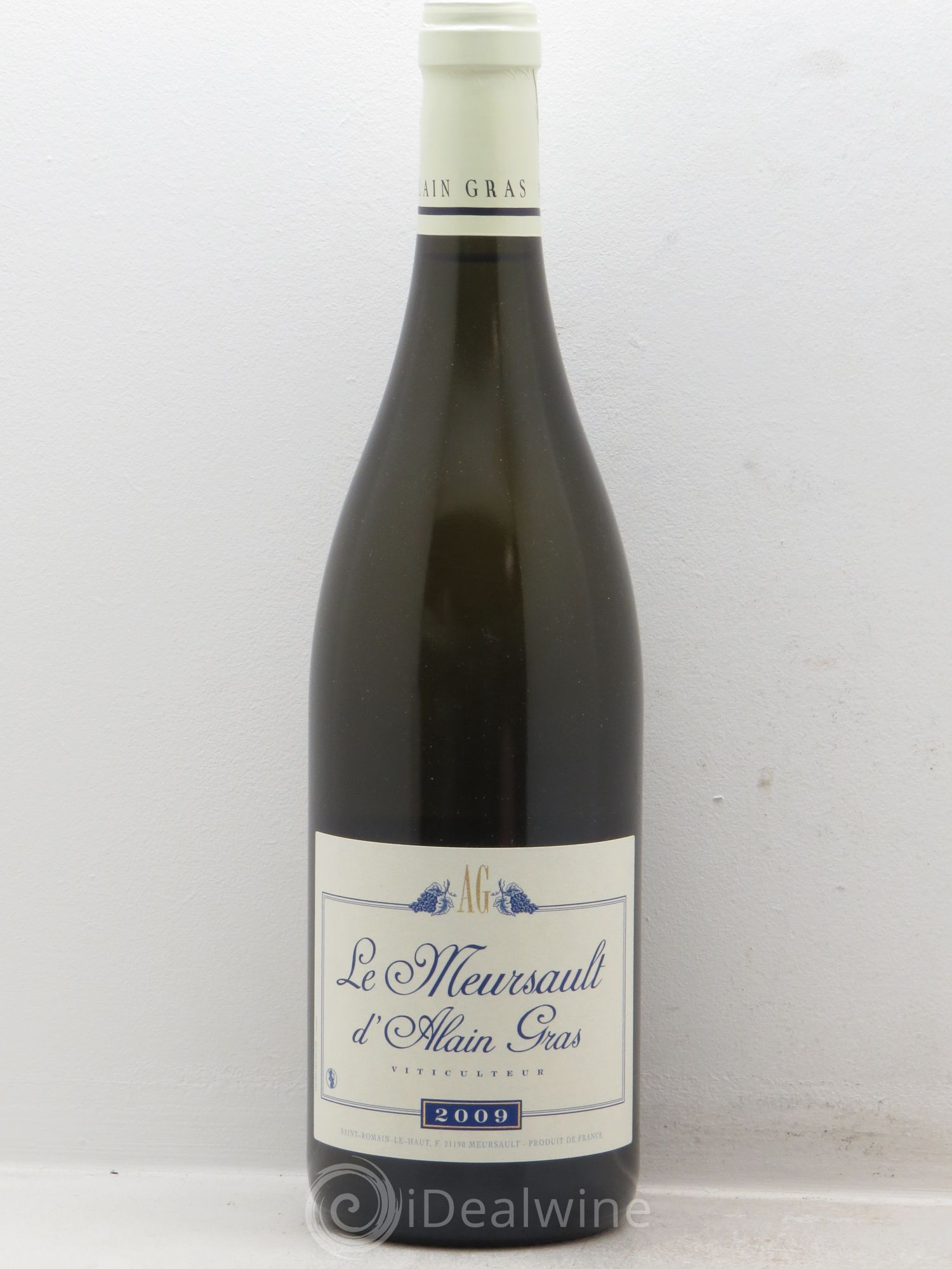 Meursault Les Tillets Alain Gras 2009 - Lot de 1 bouteille - 0