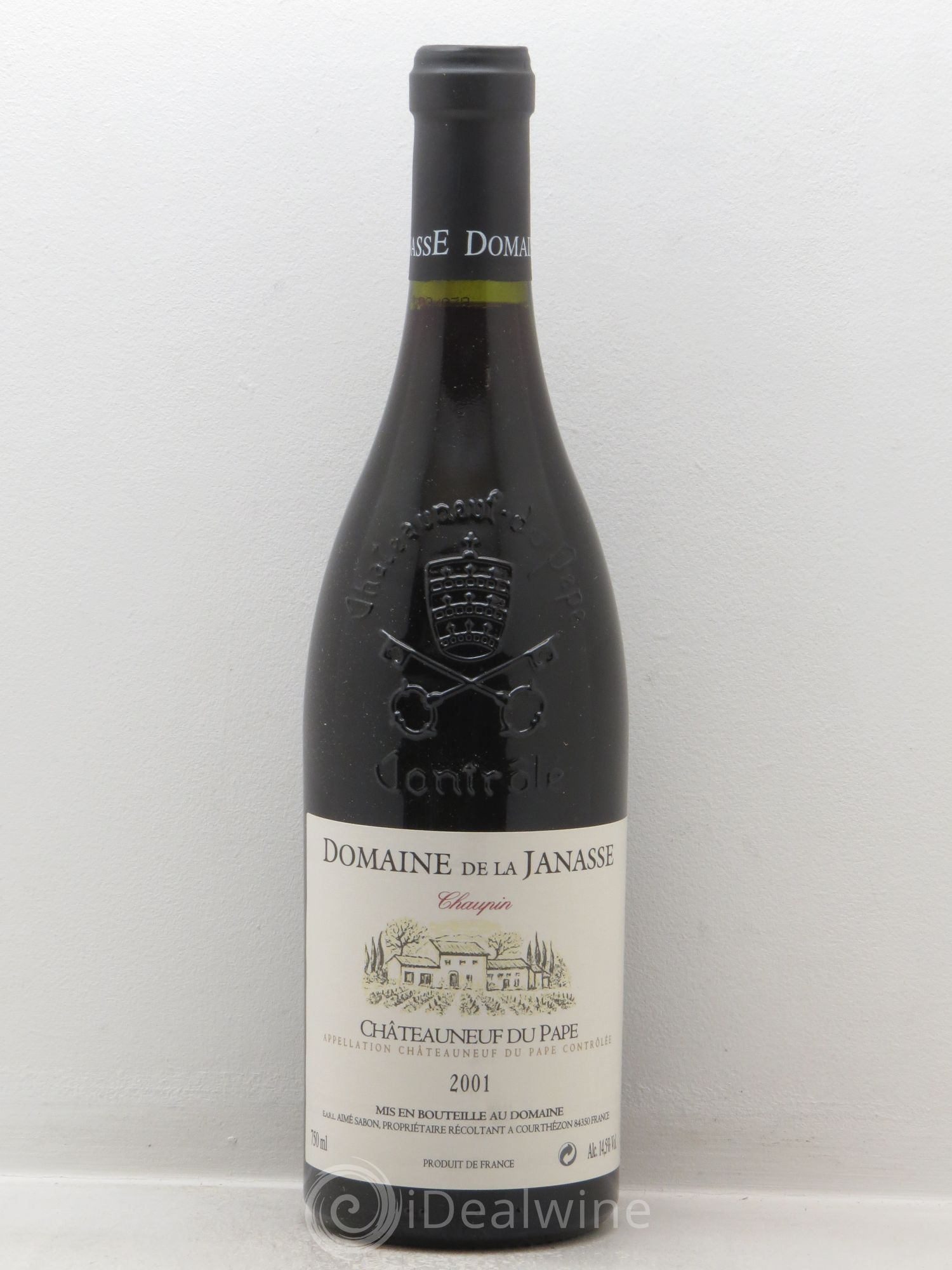 Châteauneuf-du-Pape Cuvée Chaupin La Janasse (Domaine de) 2001 - Lot de 1 bouteille - 0