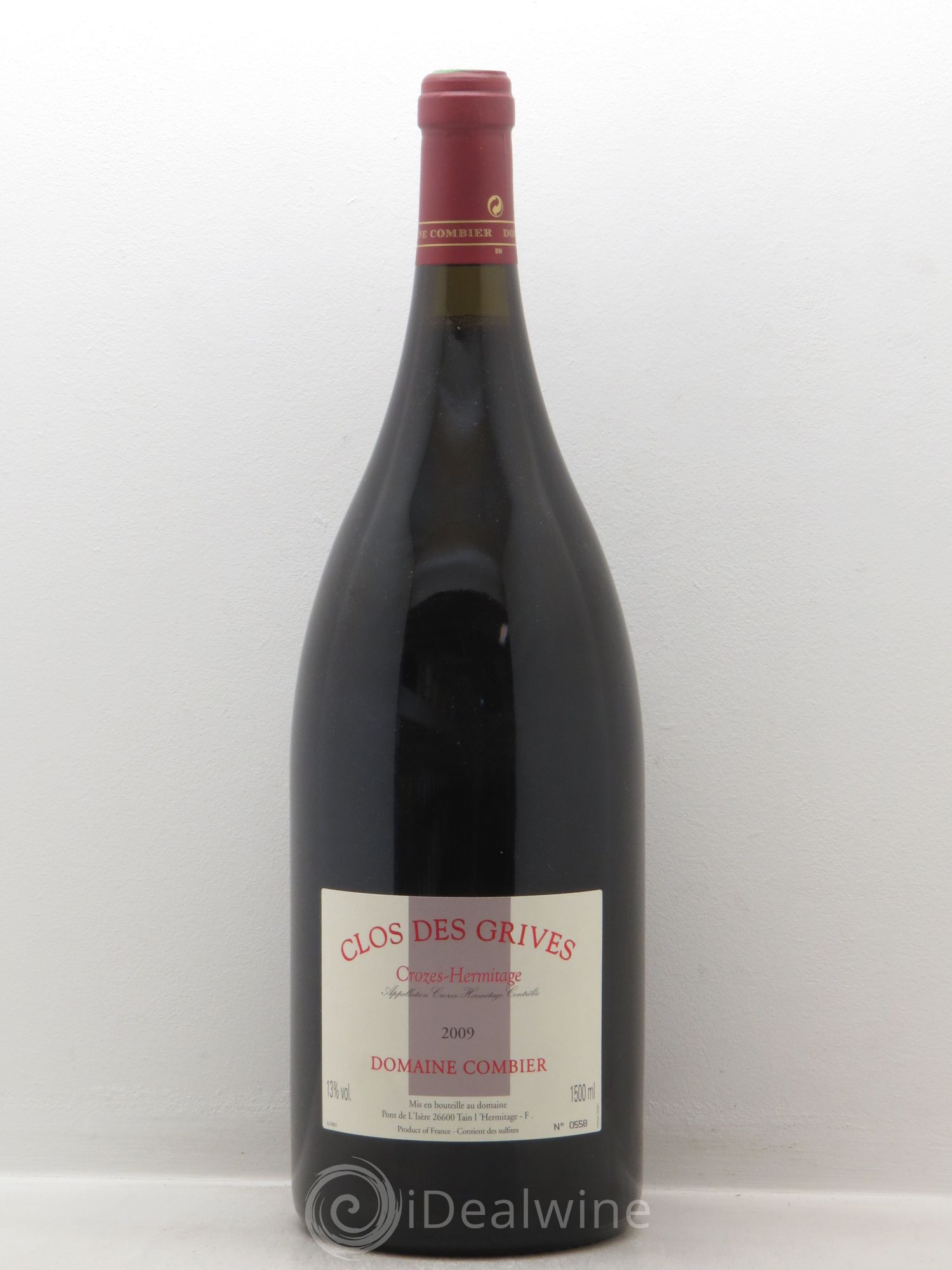 Crozes-Hermitage Clos des Grives Combier 2009 - Lot de 1 magnum - 0