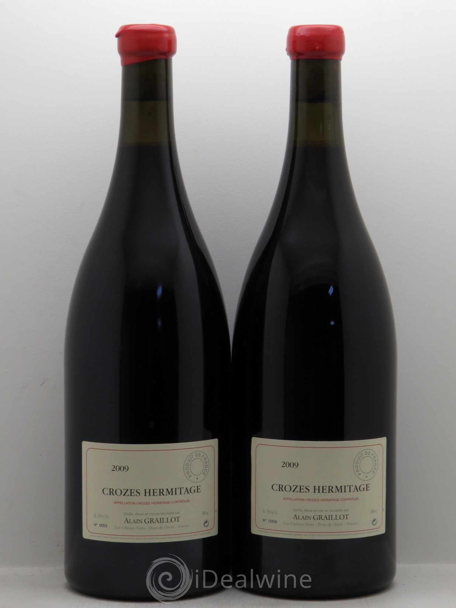 Crozes-Hermitage Domaine Graillot 2009 - Lot de 2 jeroboams - 0