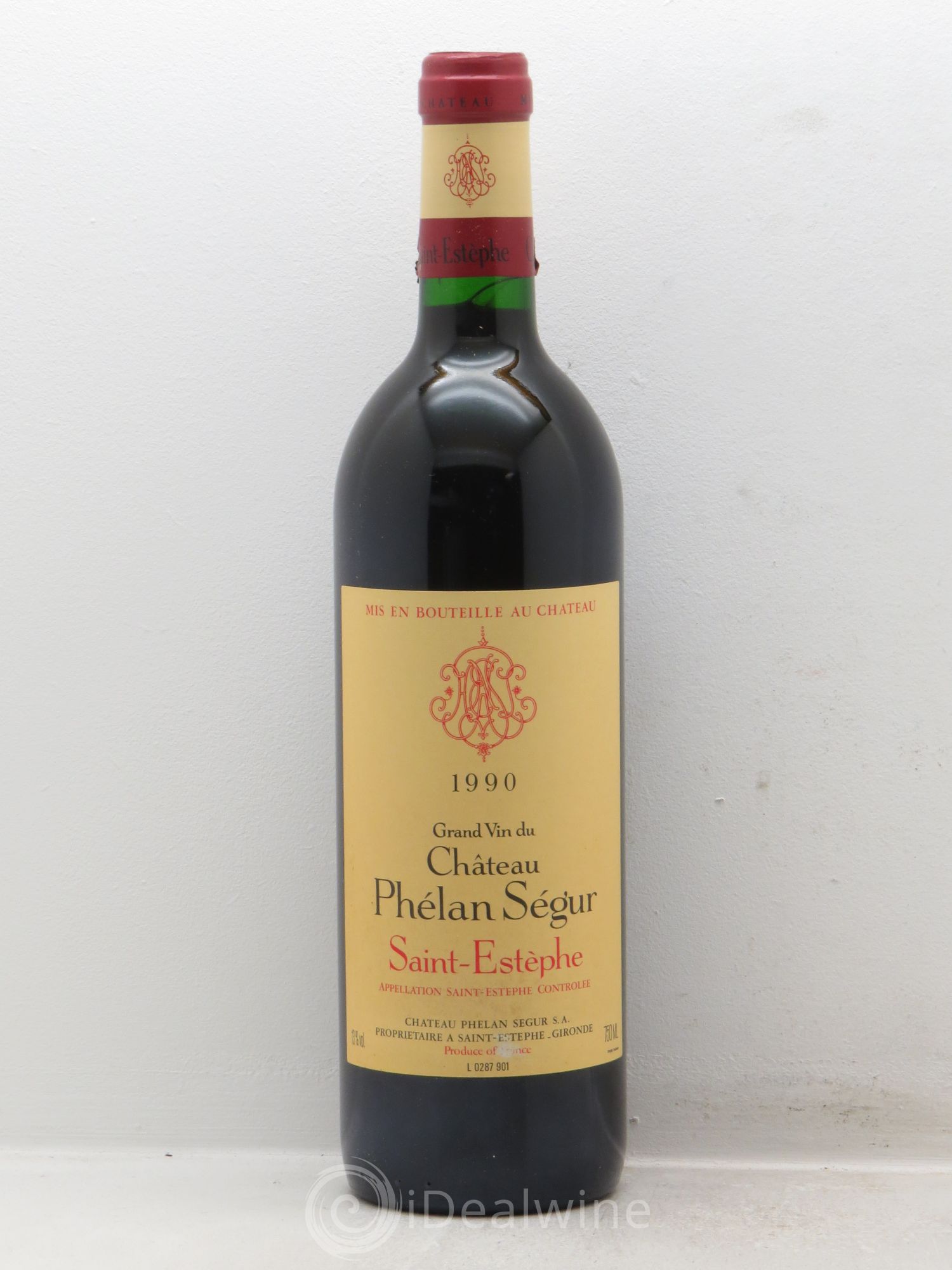 Château Phélan Ségur 1990 - Lot de 1 bouteille - 0