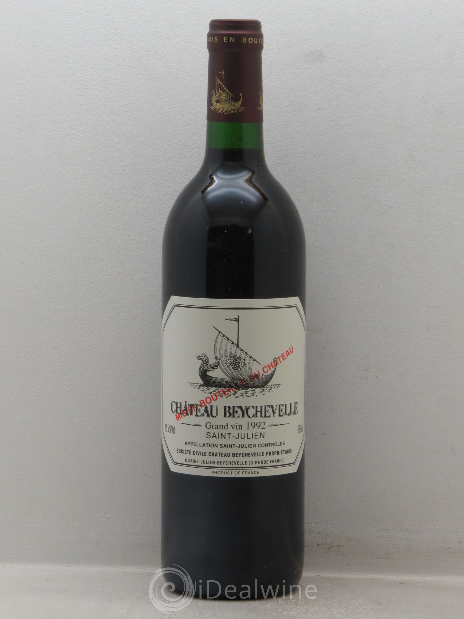 Château Beychevelle 4ème Grand Cru Classé 1992 - Lot de 1 bouteille - 0