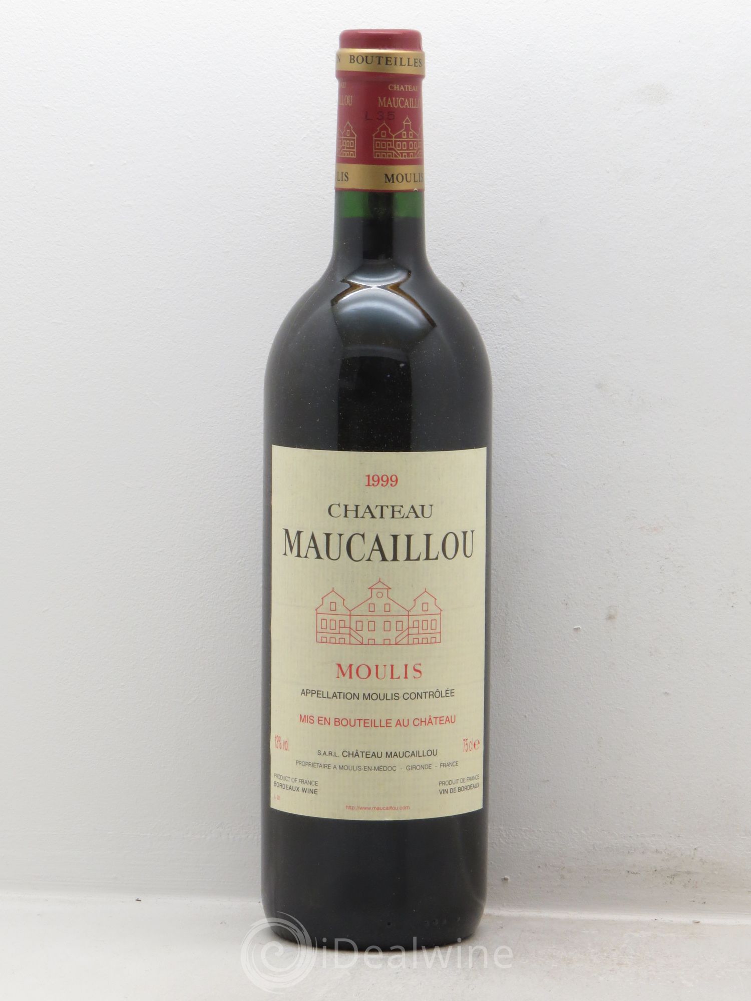 Château Maucaillou 1999 - Lot de 1 bouteille - 0