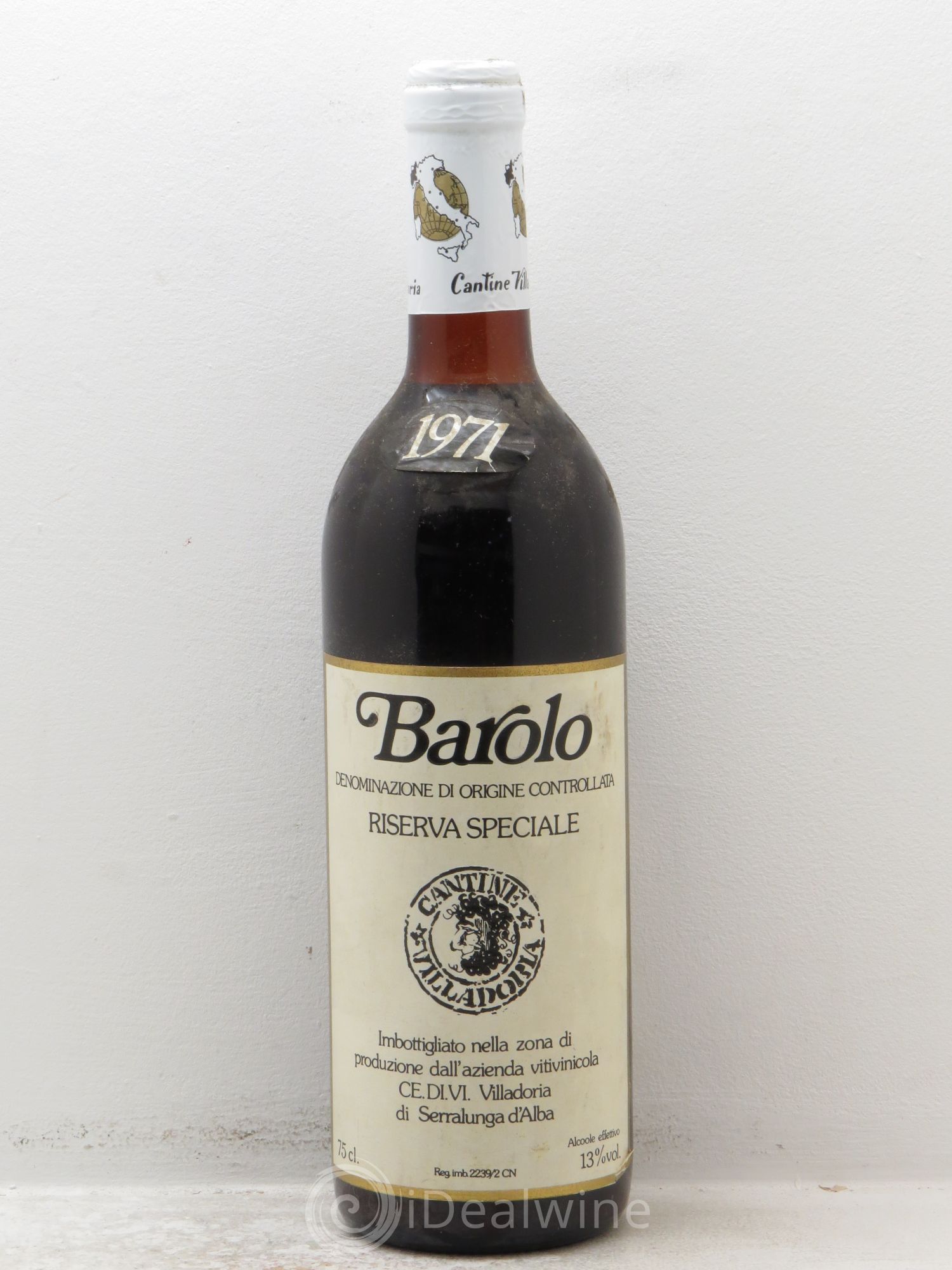 Barolo Docg Riserva speciale Villadoria (sans prix de réserve) 1971 - Lot de 1 bouteille - 0