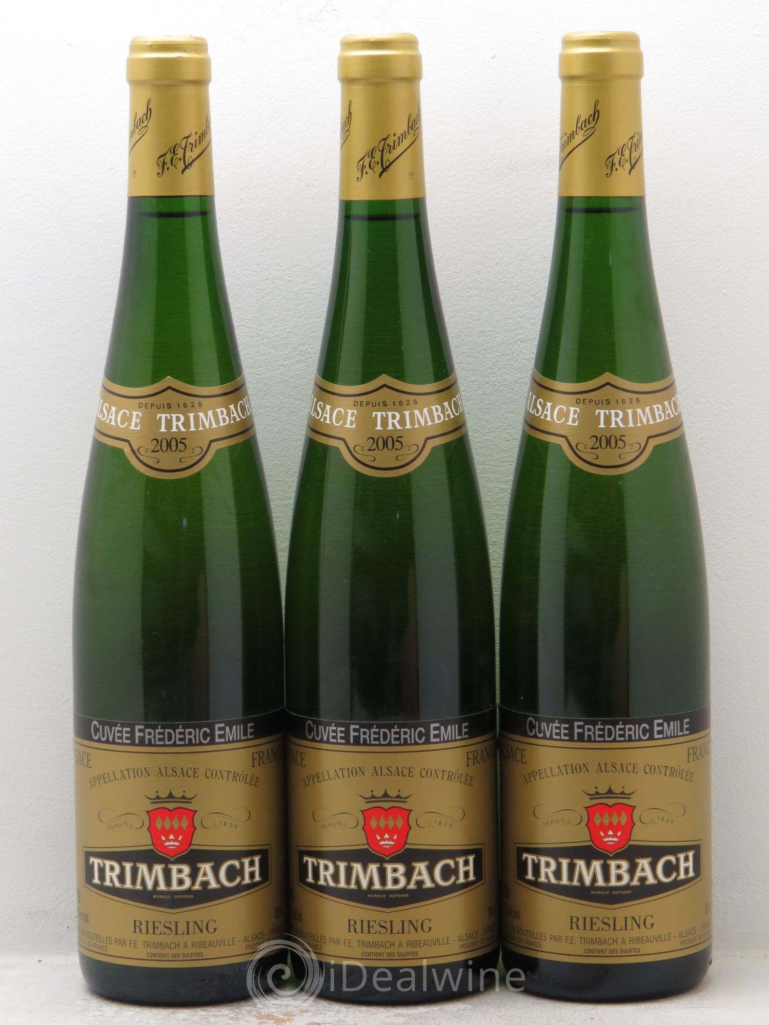 Alsace Riesling Cuvée Frédéric Emile Trimbach (Domaine) 2005 - Lot de 3 bouteilles - 0