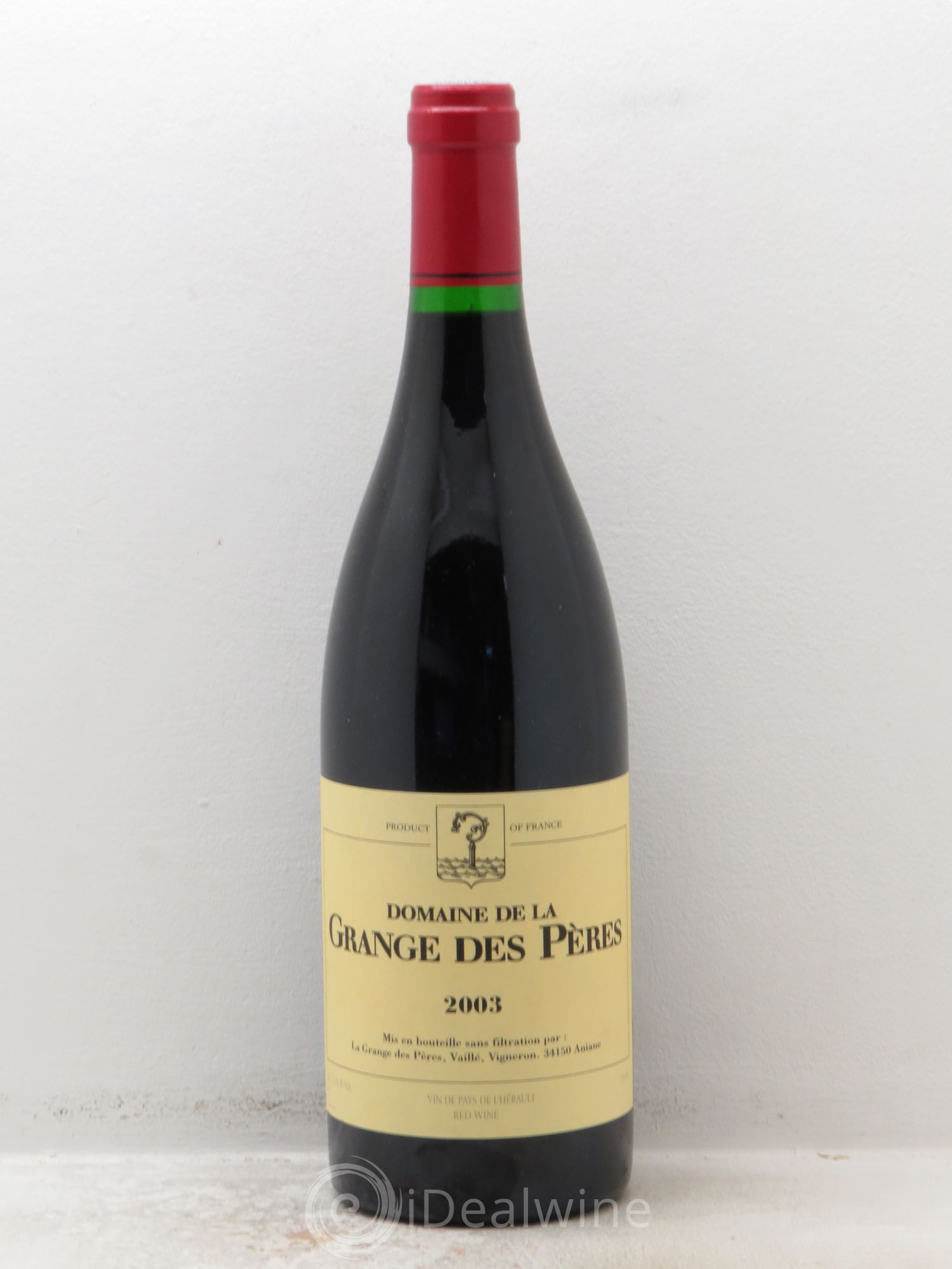 Pays d'Hérault Grange des Pères Laurent Vaillé 2003 - Lot de 1 bouteille - 0