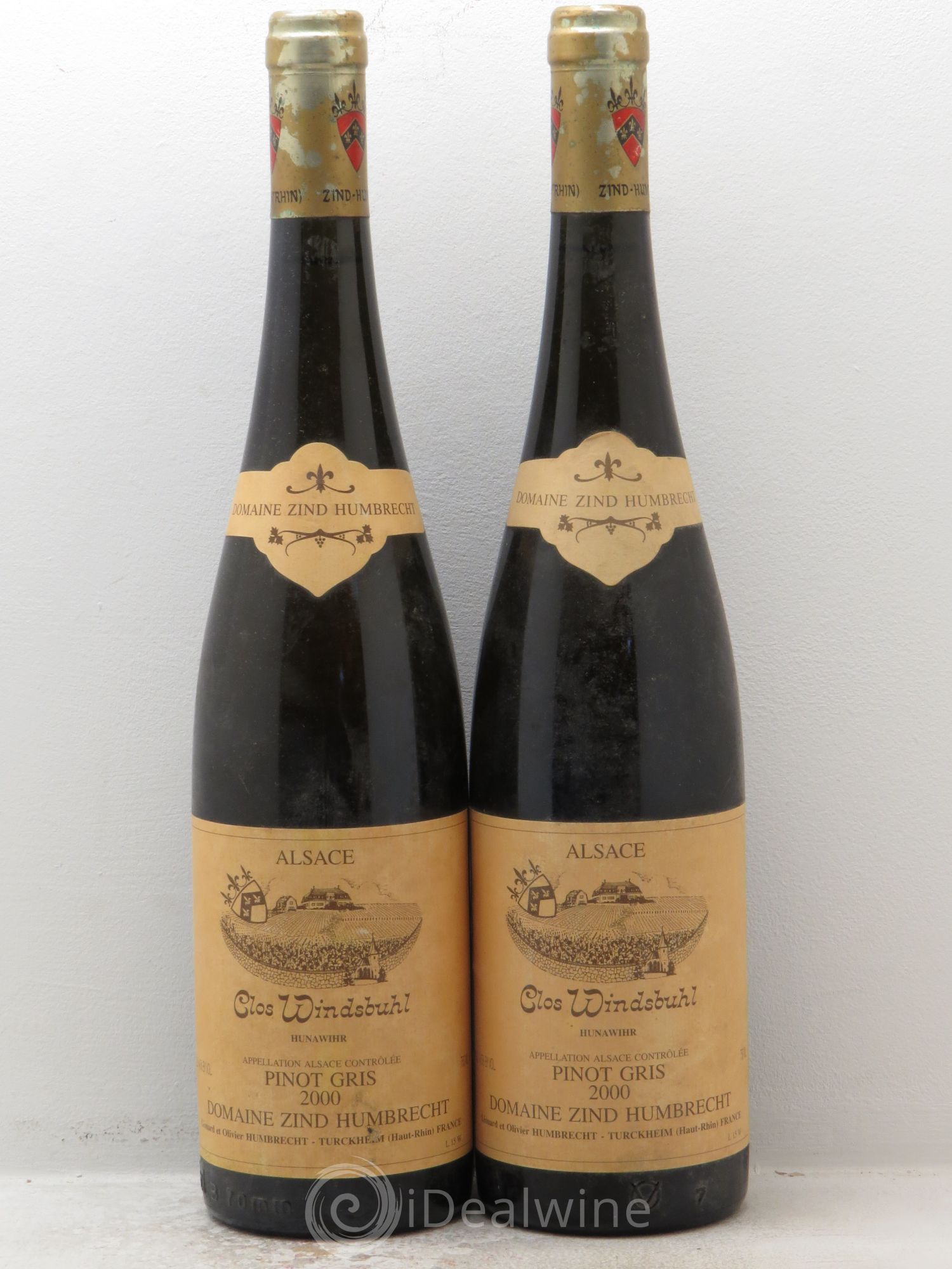 Alsace Pinot Gris (anciennement Tokay) Zind-Humbrecht (Domaine) Clos Windsbuhl 2000 - Posten von 2 Flaschen - 0