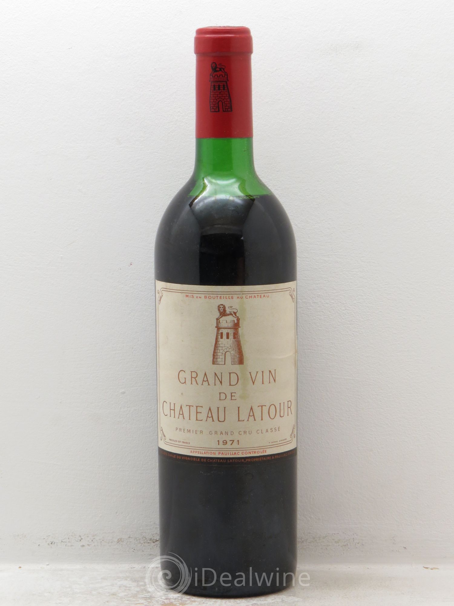 Château Latour 1er Grand Cru Classé 1971 - Lot de 1 bouteille - 0