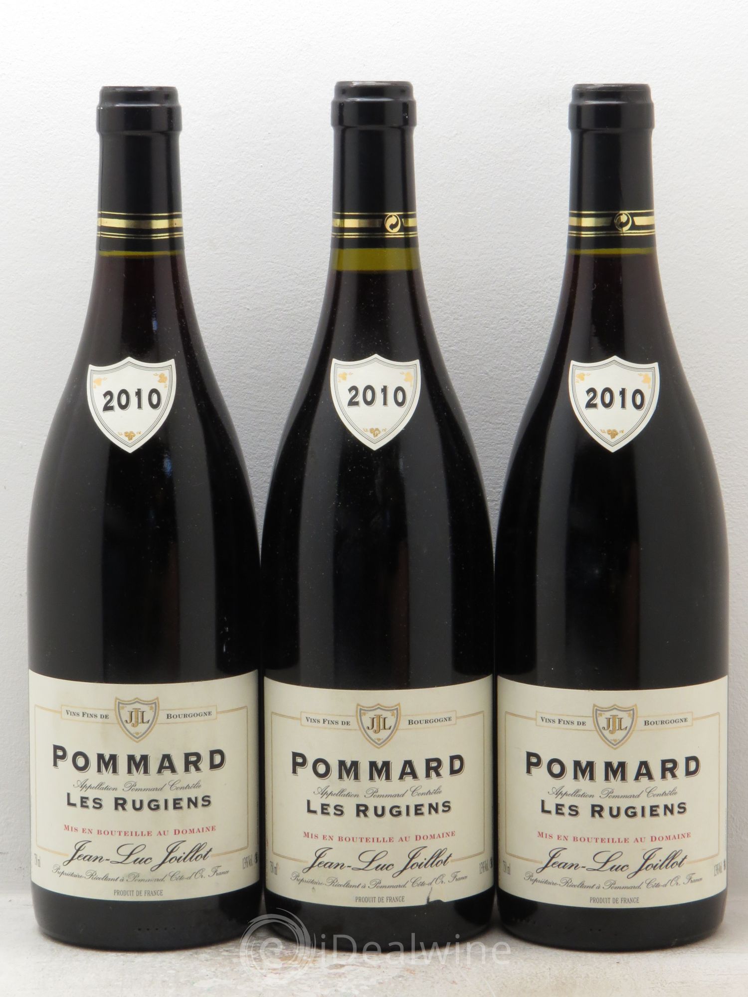 Pommard 1er Cru J.L Joillot 2010 - Posten von 3 Flaschen - 0