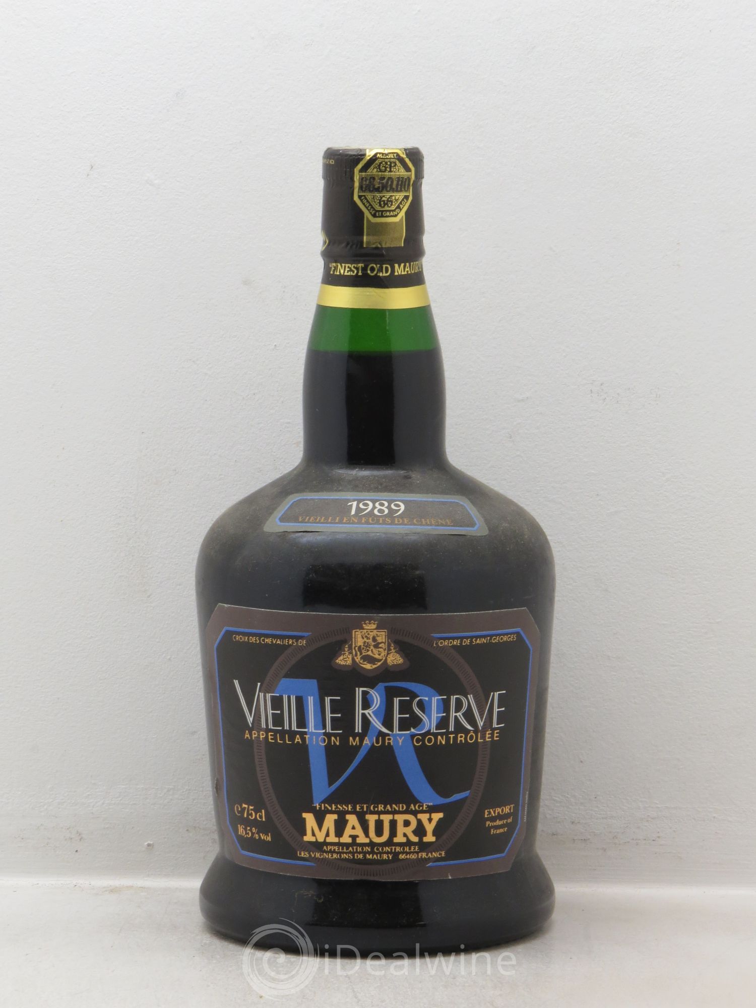 Maury Vin Doux Naturel 1989 - Lot de 1 bouteille - 0