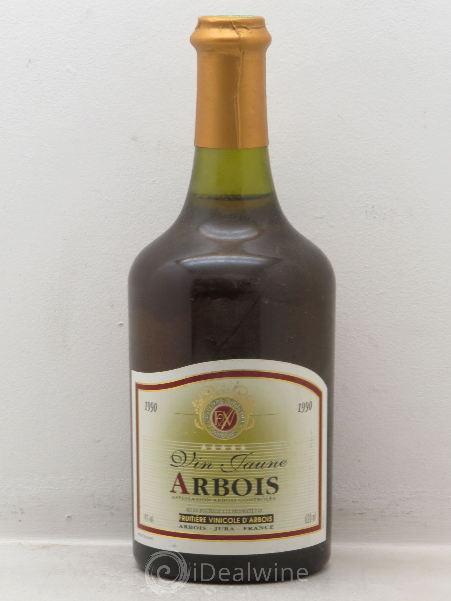 Arbois Vin Jaune Fruitière Vinicole (62cl) 1990 - Posten von 1 Flasche - 0