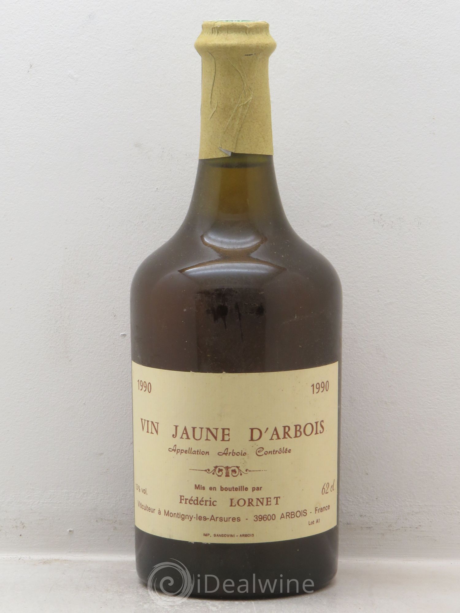 Arbois Vin Jaune Arbois Lornet Vin Jaune (62cl) 1990 - Posten von 1 Flasche - 0
