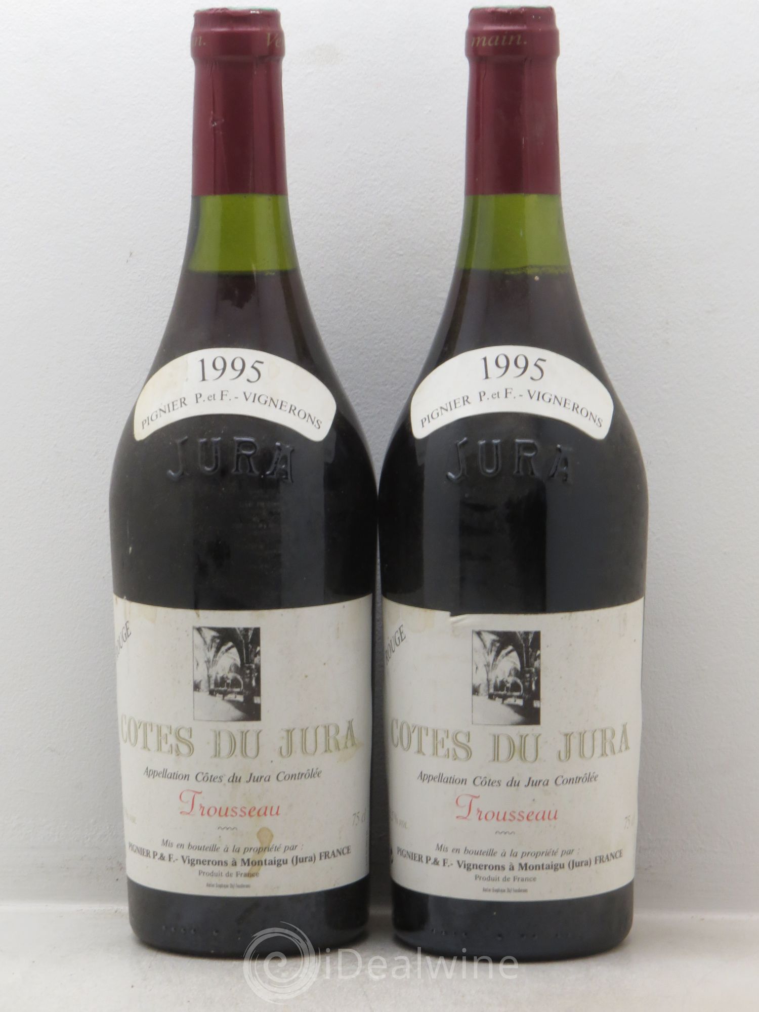 Côtes du Jura Trousseau Piguière 1995 - Lotto di 2 bottiglie - 0