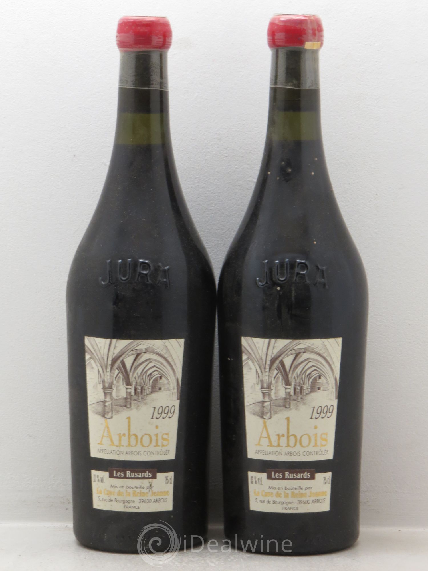 Arbois les Rusards Cave de la Reine Jeanne 1999 - Posten von 2 Flaschen - 0