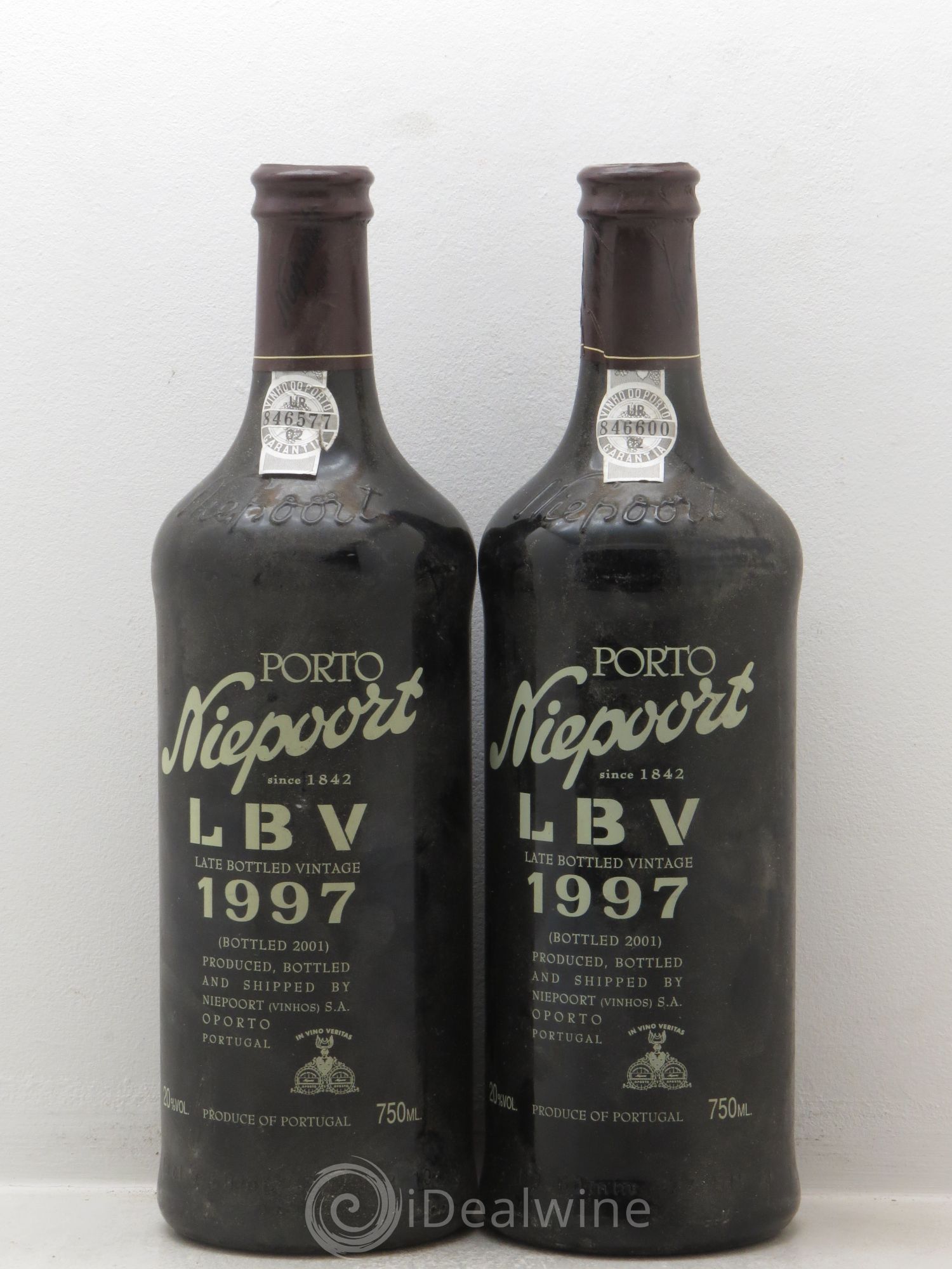 Porto Late Bottle Vintage 2001 - Lot de 2 bouteilles - 0